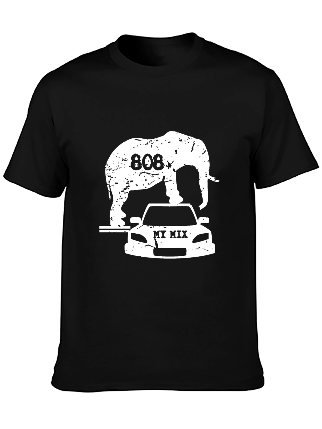 Black 808 My Mix Graphic Tee - Black view 3