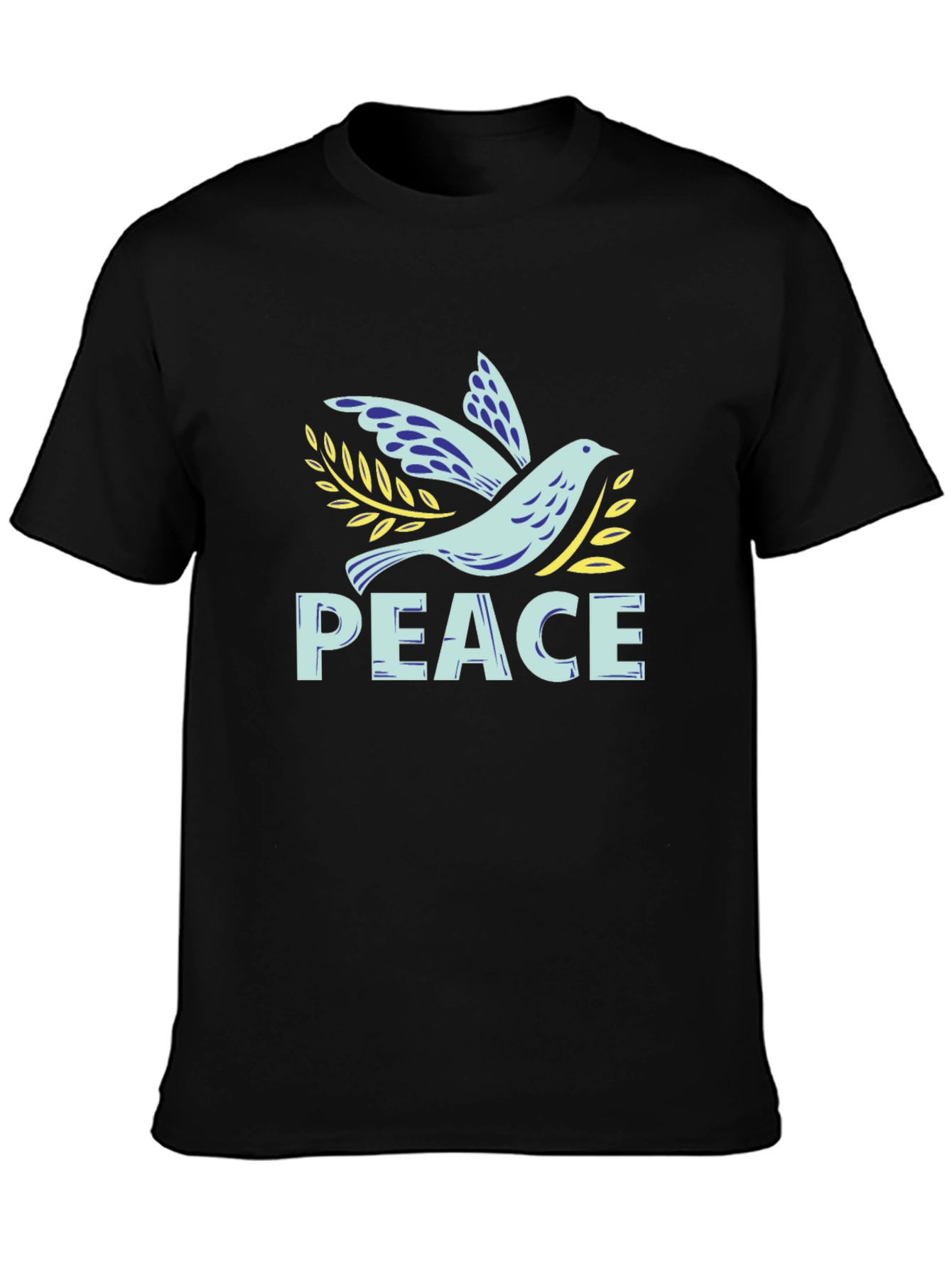Black Peace Dove Graphic Tee - Unisex view 3