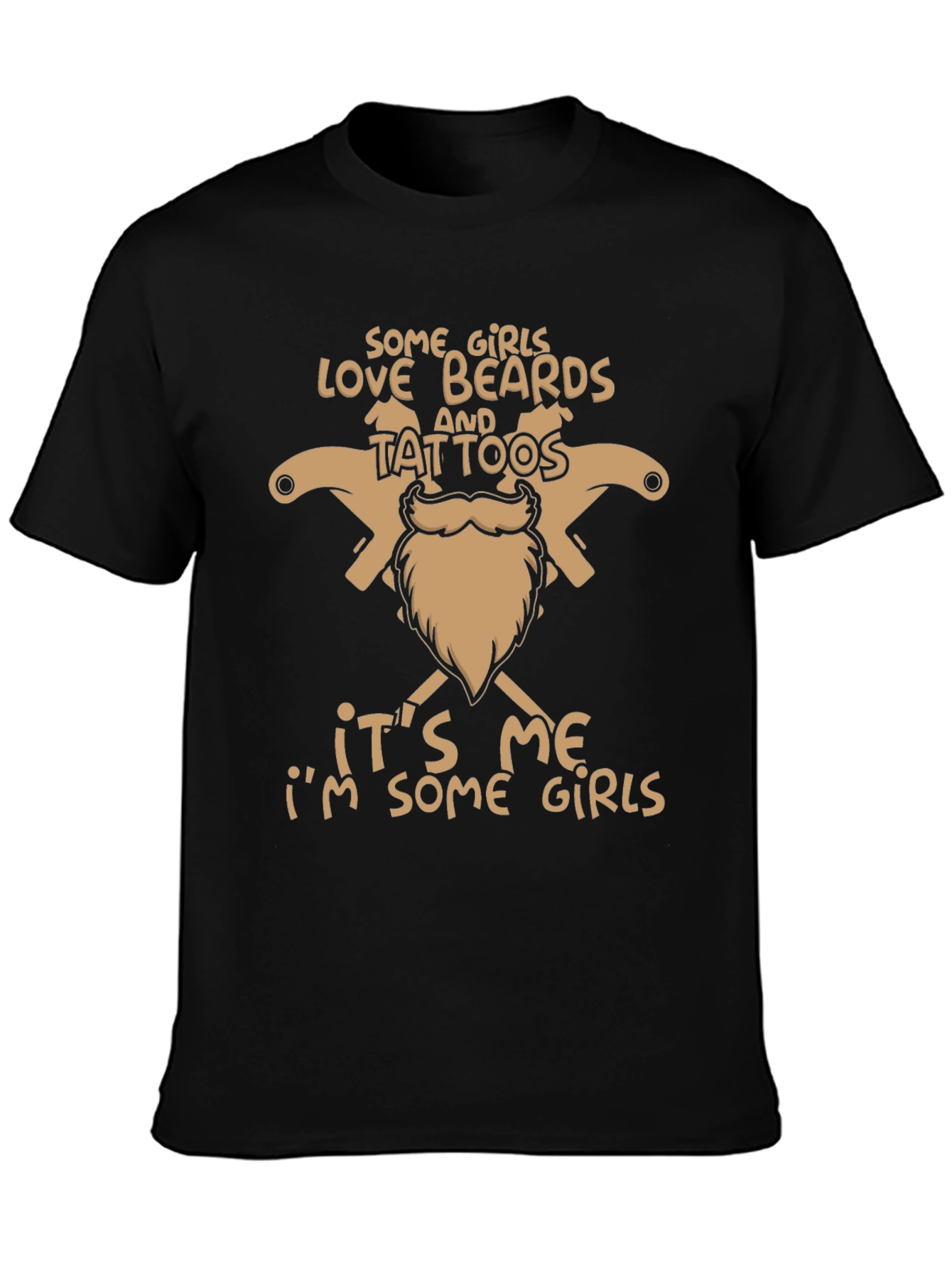 Black Beards & Tattoos Graphic Tee - Cool Casual Style view 3