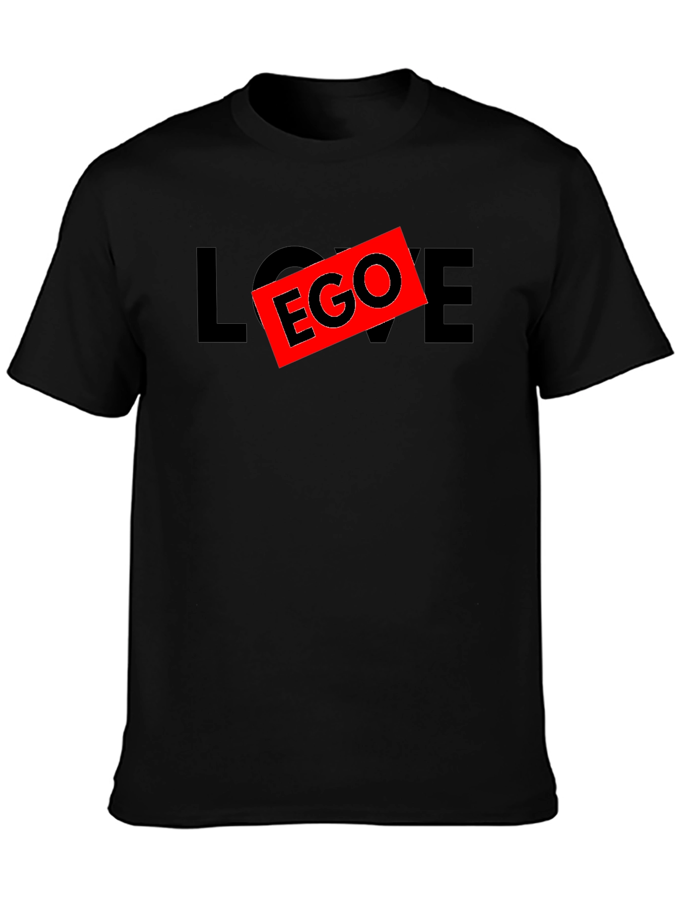 Black Love Over Ego Graphic T-Shirt view 3