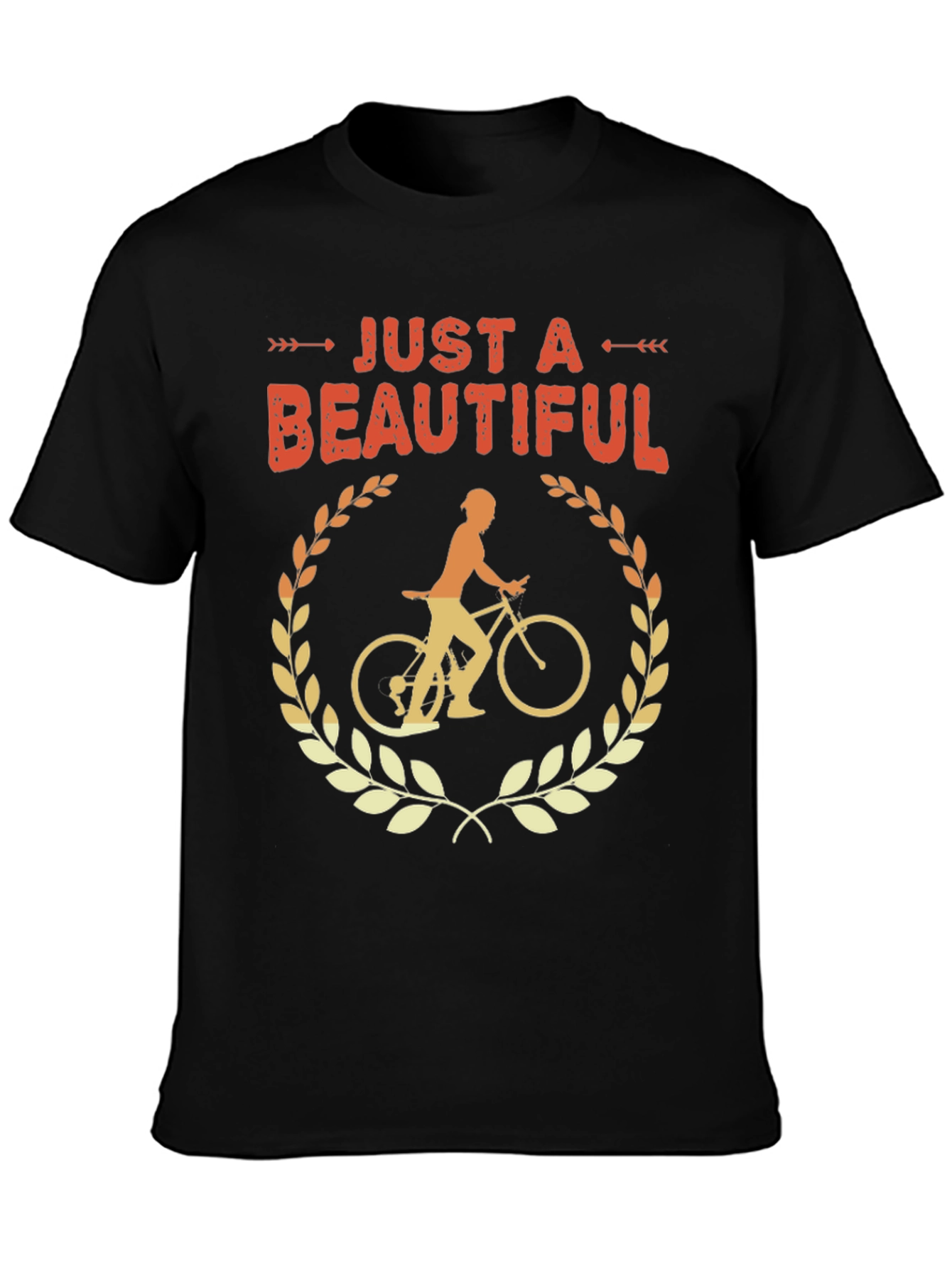 Black Just a Beautiful Ride T-Shirt view 3