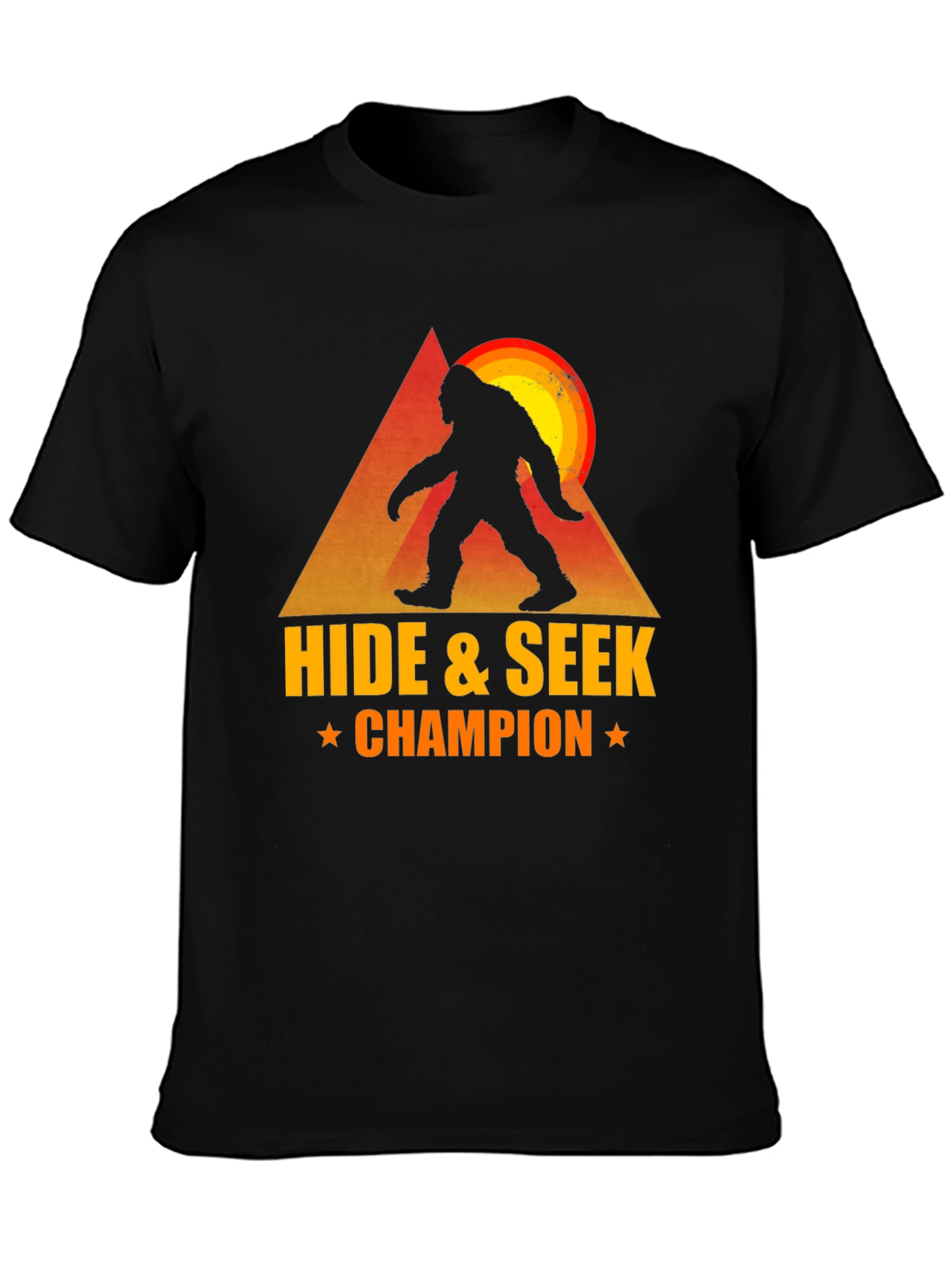 Black Hide & Seek Champion Sasquatch Graphic Tee view 3