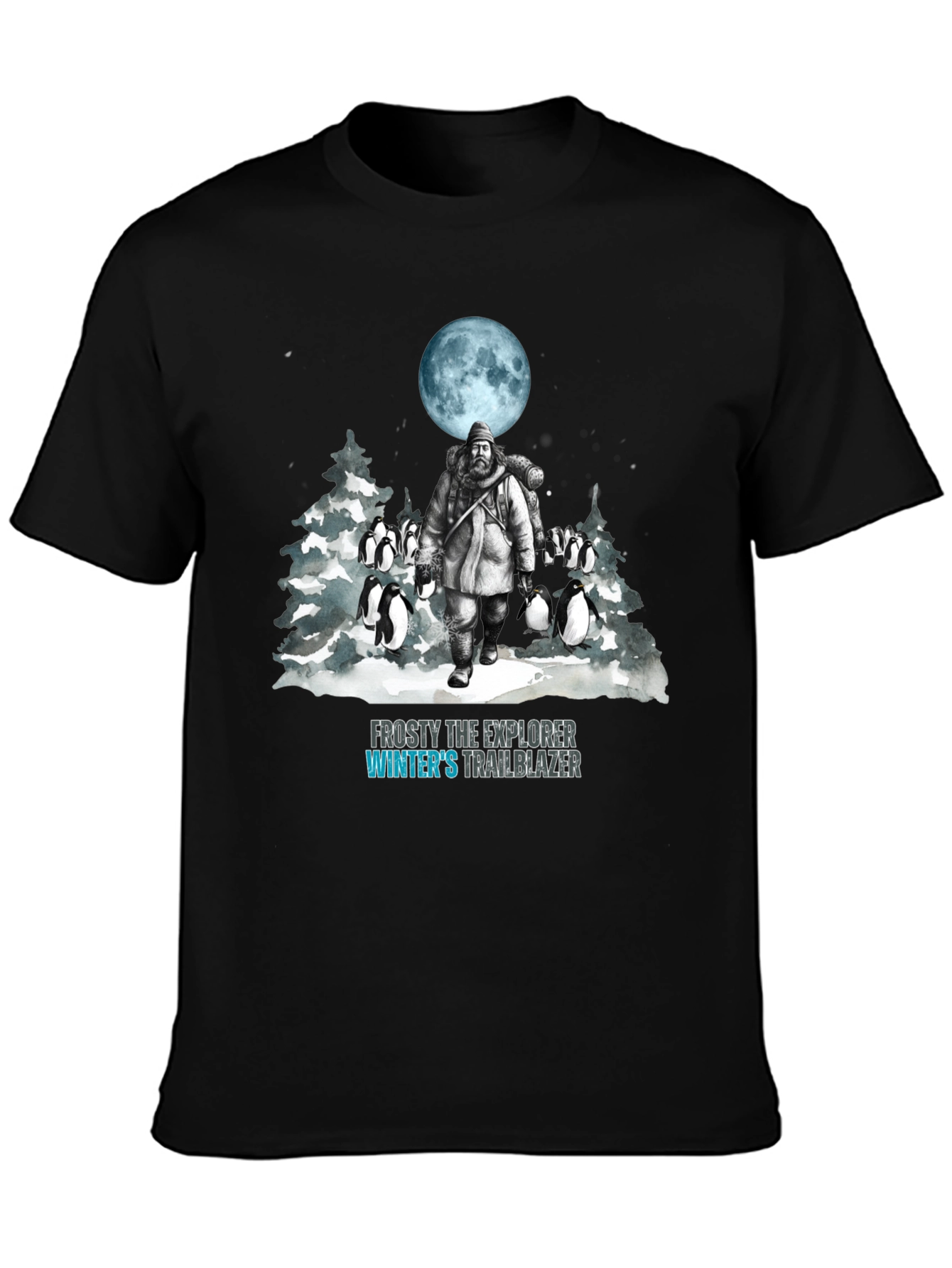 Black Frosty Explorer T-Shirt view 3
