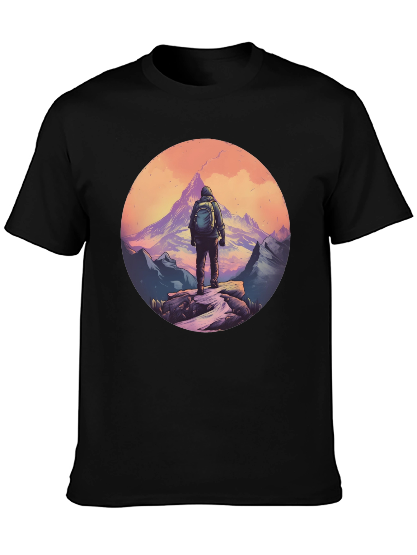 Black Mountain Hiker Graphic Tee - Adventure Awaits! view 3
