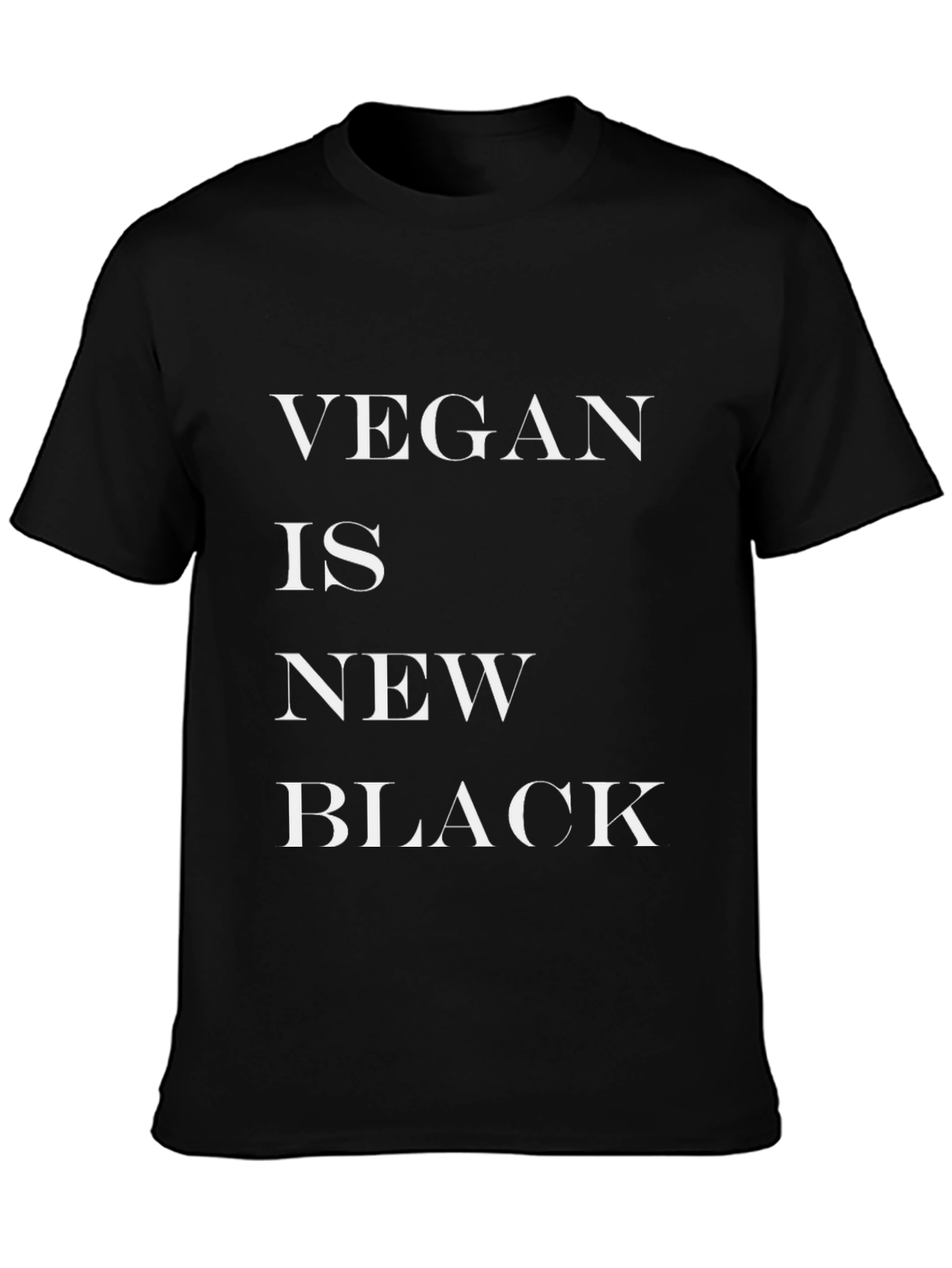 Black Vegan is the New Black Graphic Tee view 3