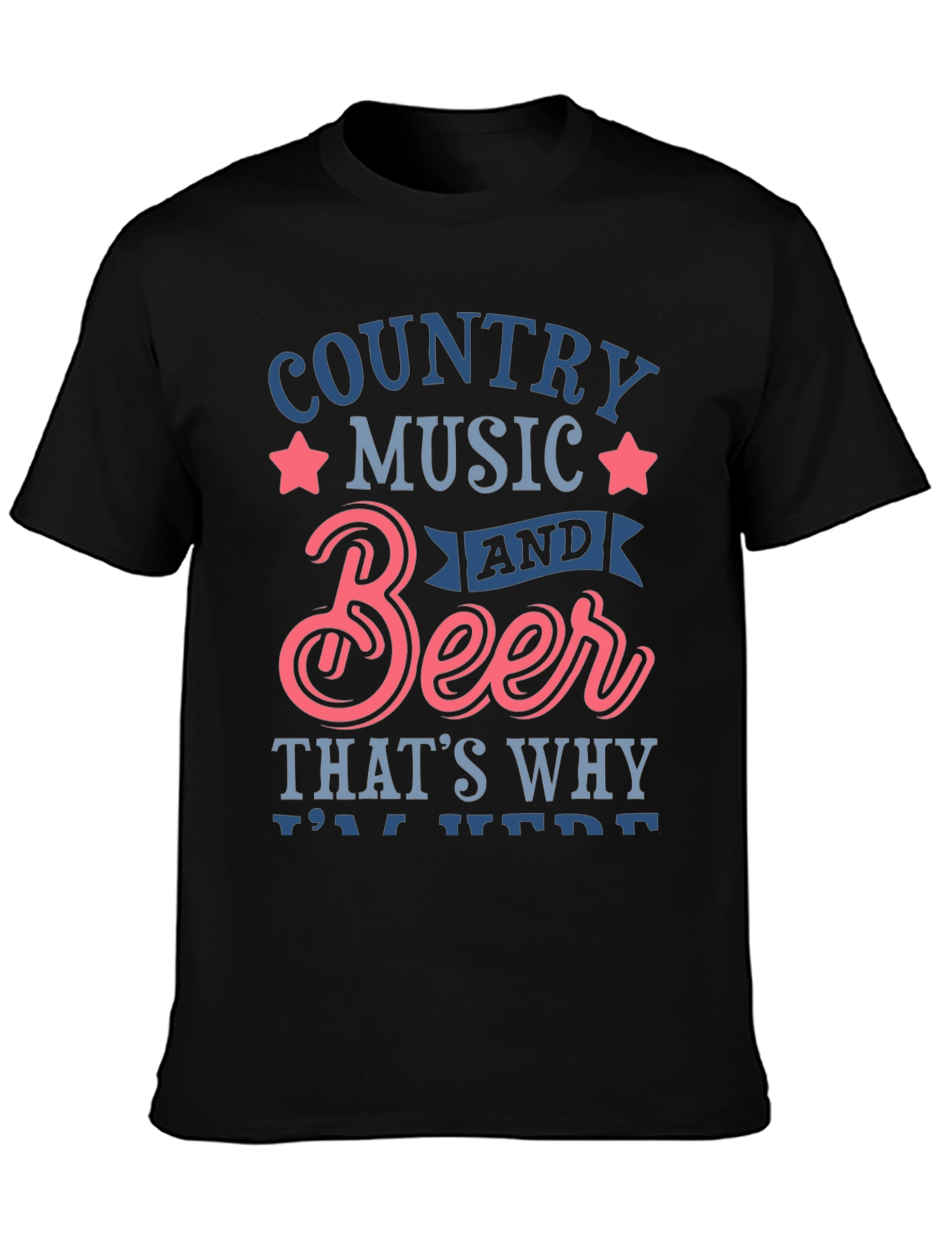 Black Country Music & Beer Graphic Tee view 3