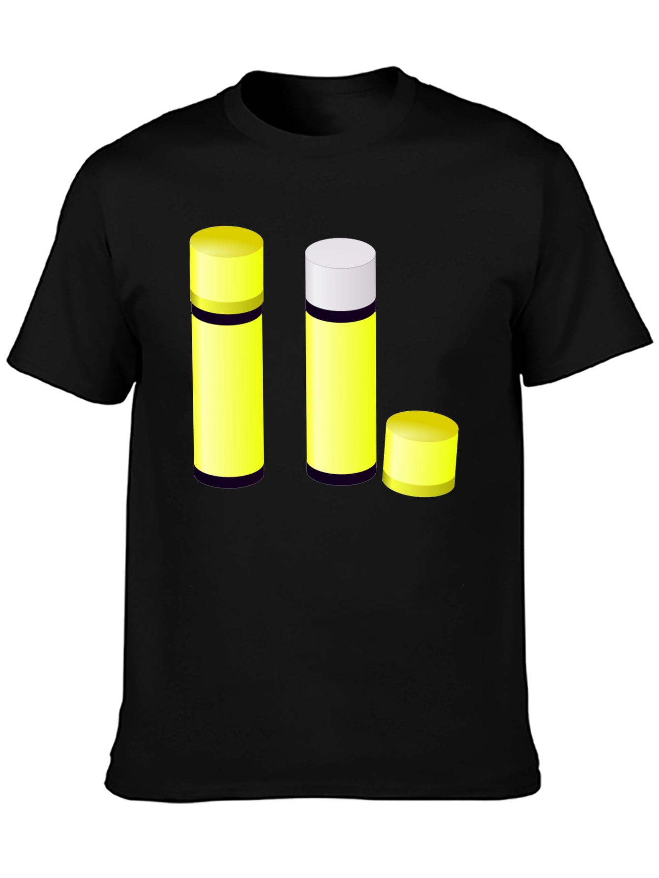 Black Lip Balm T-Shirt - Unique Graphic Tee view 3