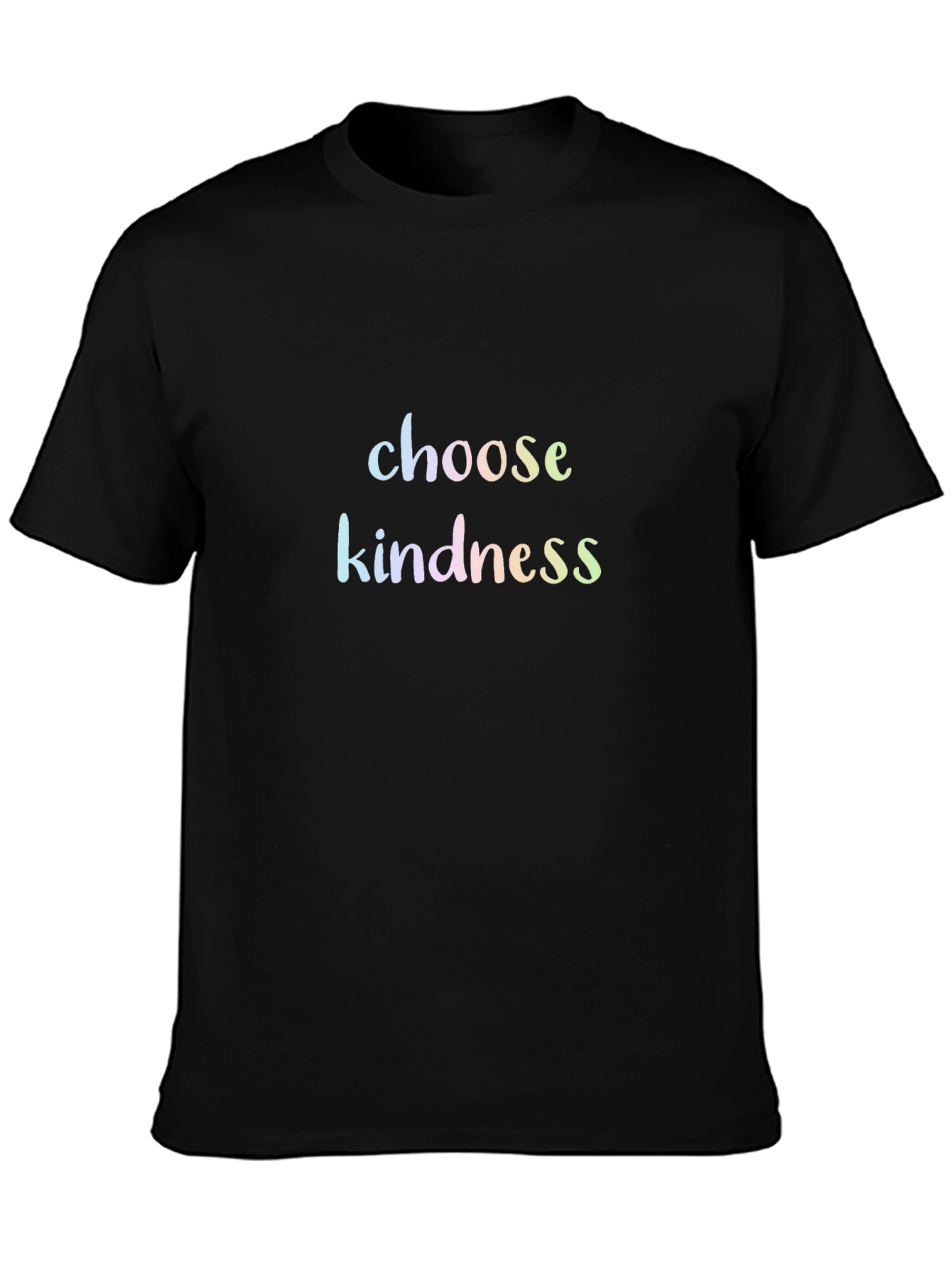 Black Choose Kindness Black T-Shirt view 3