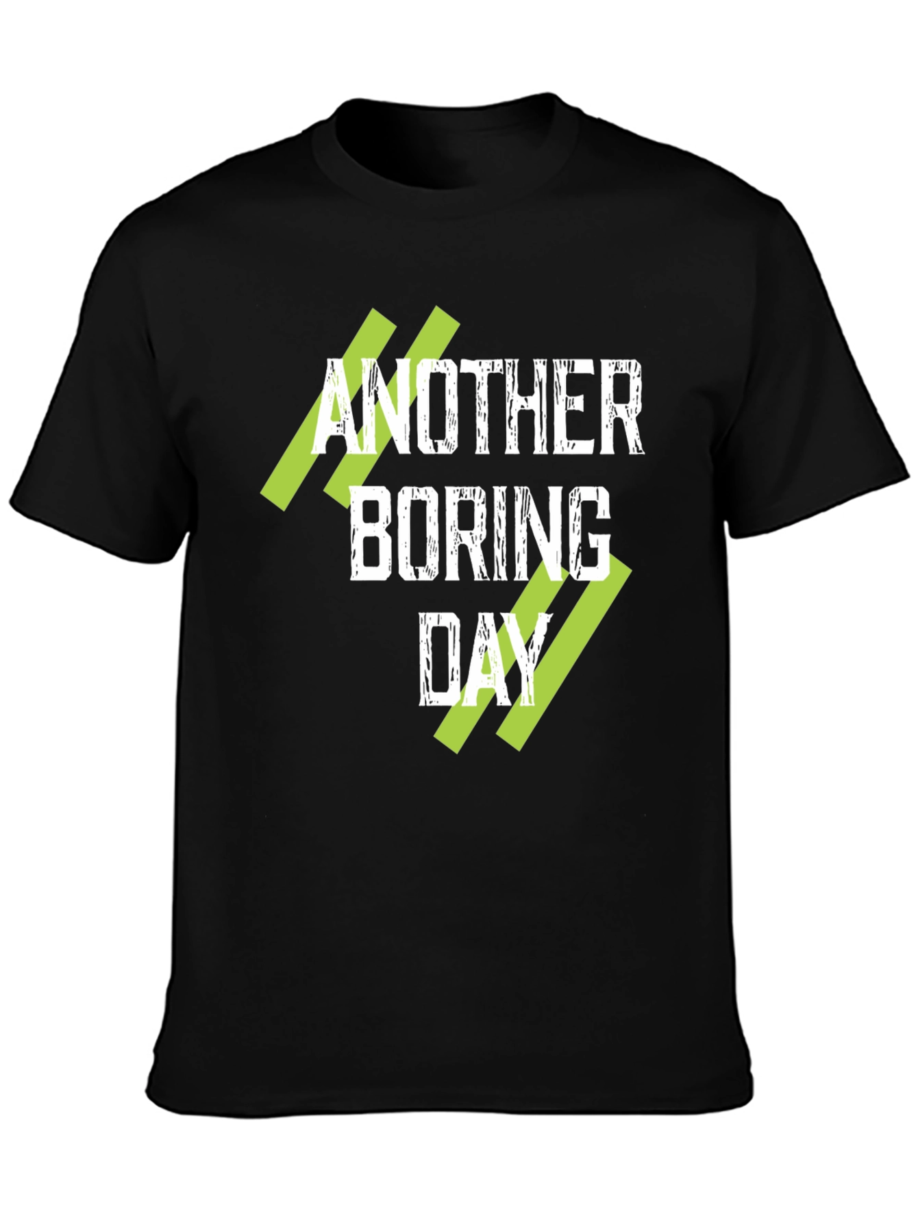 Black Another Boring Day Graphic T-Shirt - Black view 3