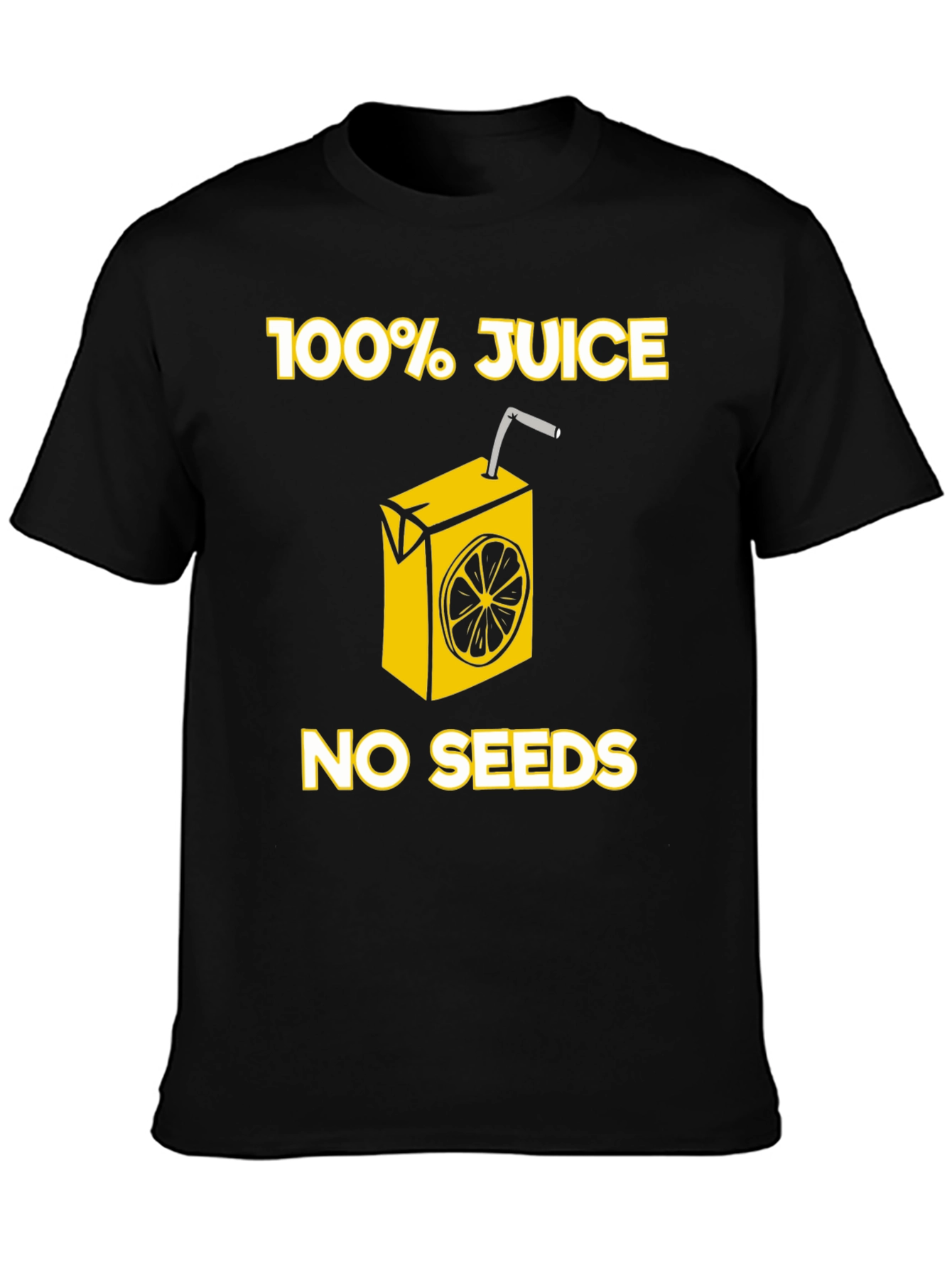 Black 100% Juice No Seeds T-Shirt view 3