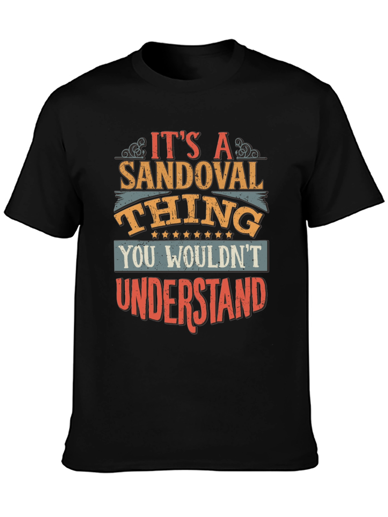 Black It's A Sandoval Thing T-Shirt view 3