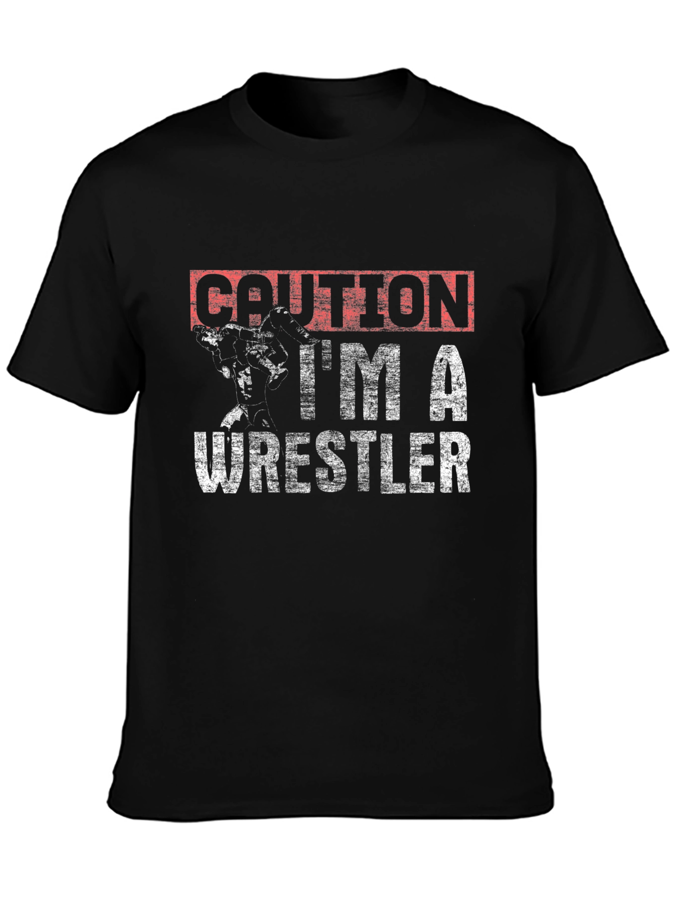 Caution Wrestler Graphic T-Shirt - 3