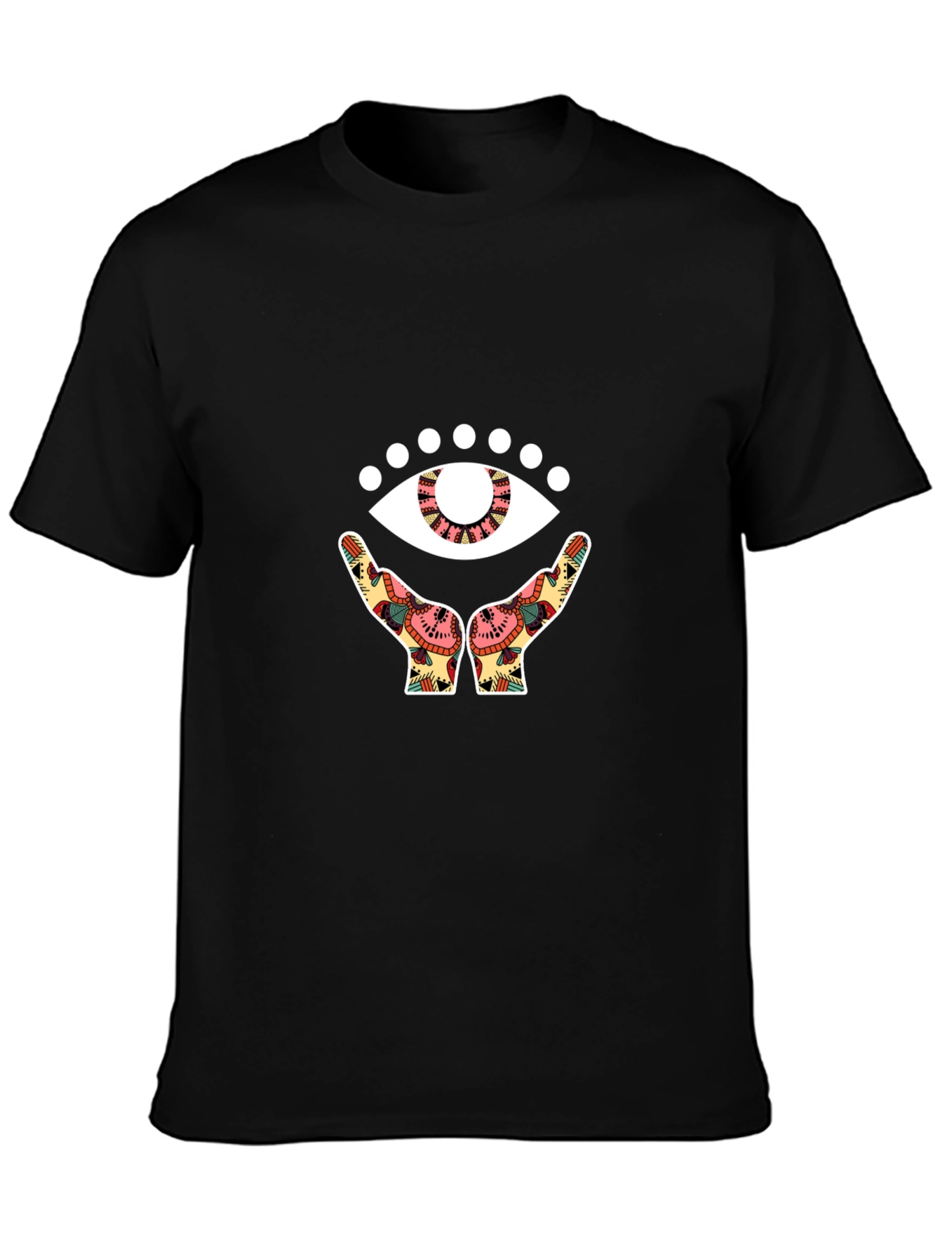 Mystic Eye Graphic Tee - Black Cotton Comfort - 3