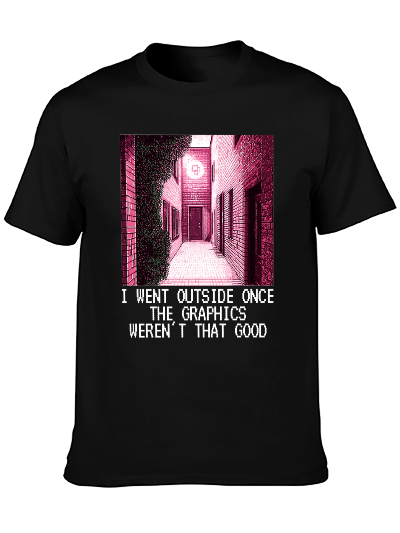 Black Graphics Weren't Good T-Shirt view 3