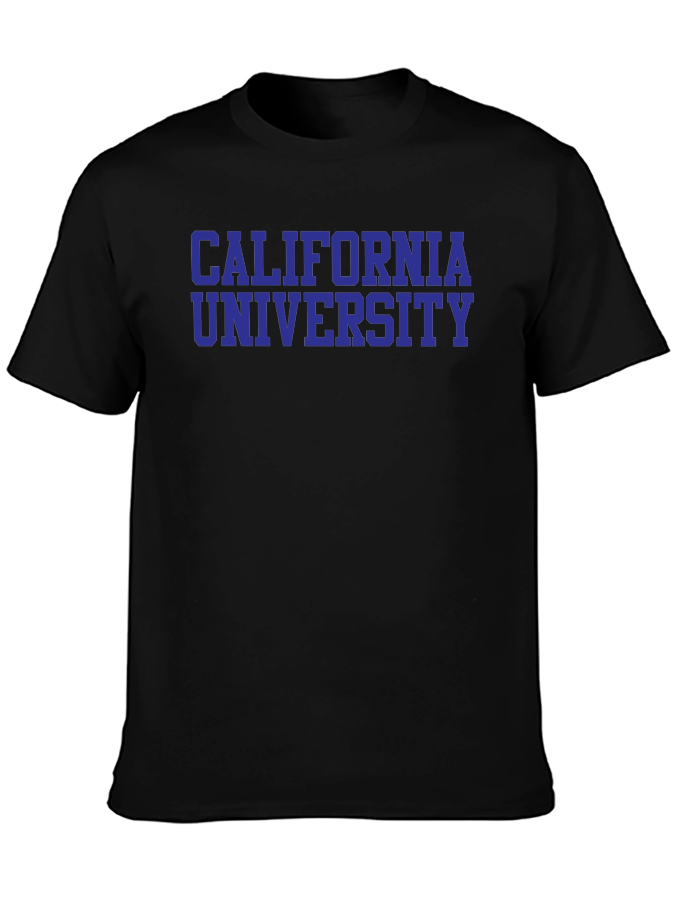 Black California University Black T-Shirt view 3