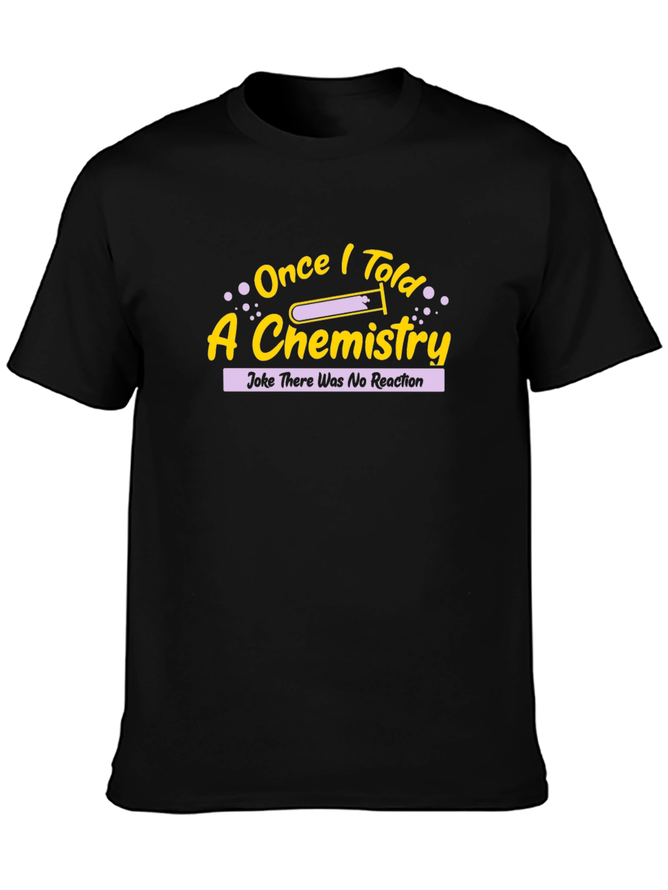 Chemistry Joke T-Shirt - No Reaction Tee - 3