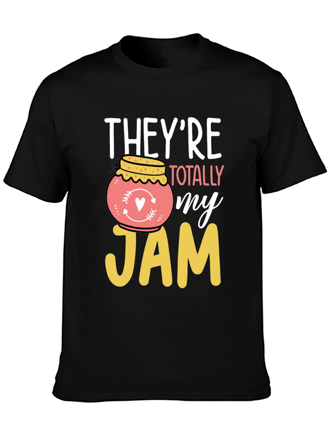 Black They're Totally My Jam Graphic Tee view 3