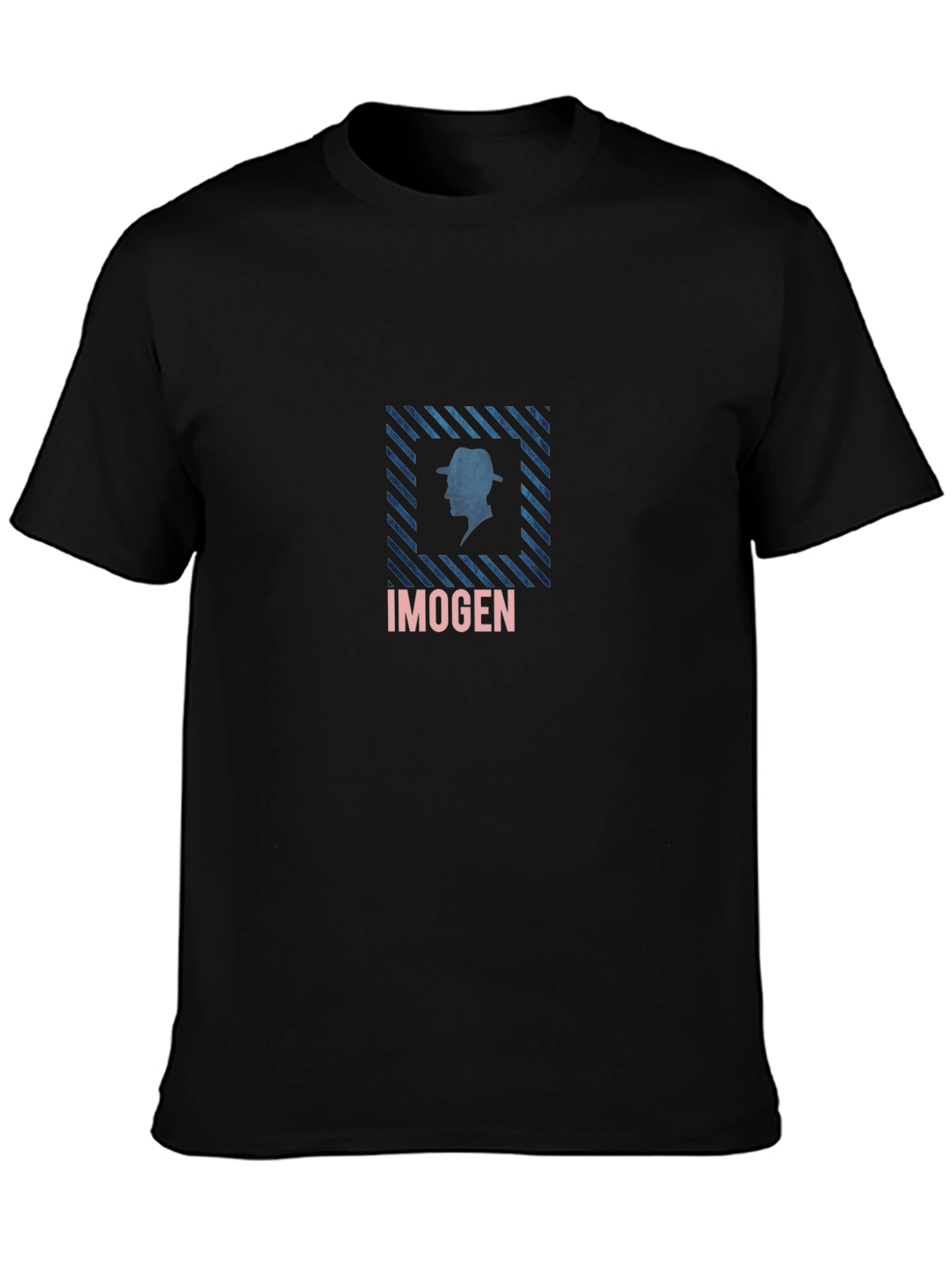 Black Imogen T-Shirt - Stylish Graphic Tee for Men view 3