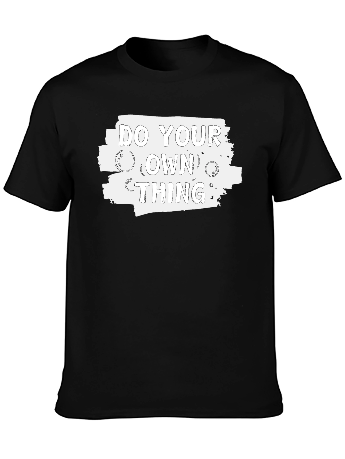 Black Do Your Own Thing Graphic T-Shirt - Unisex Style view 3
