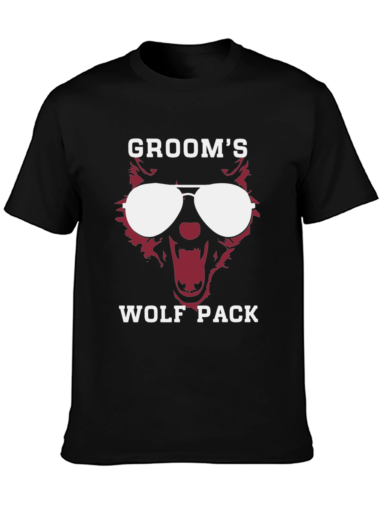 Black Groom's Wolf Pack Graphic Tee view 3