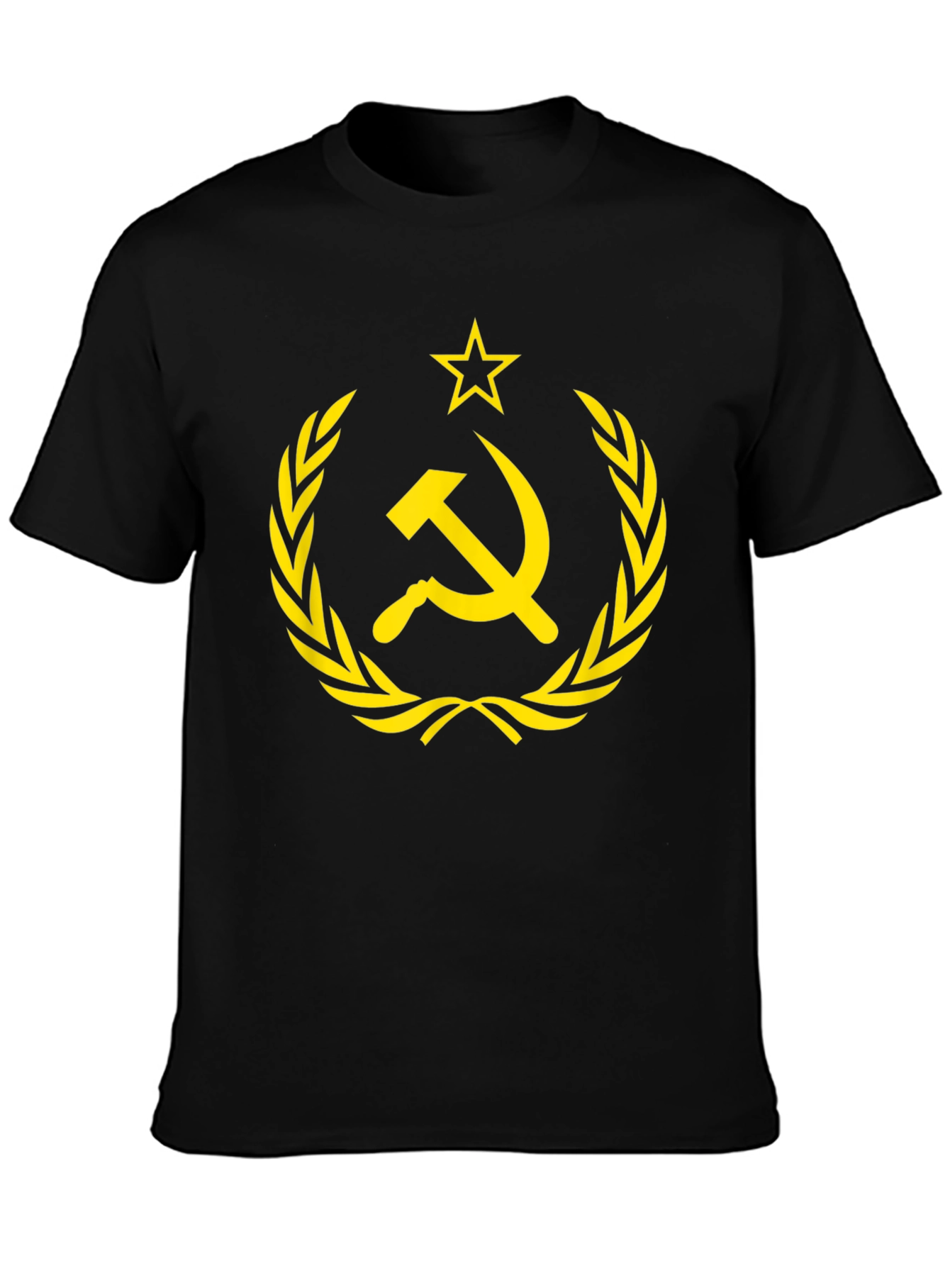 Black Hammer and Sickle Graphic Tee view 3
