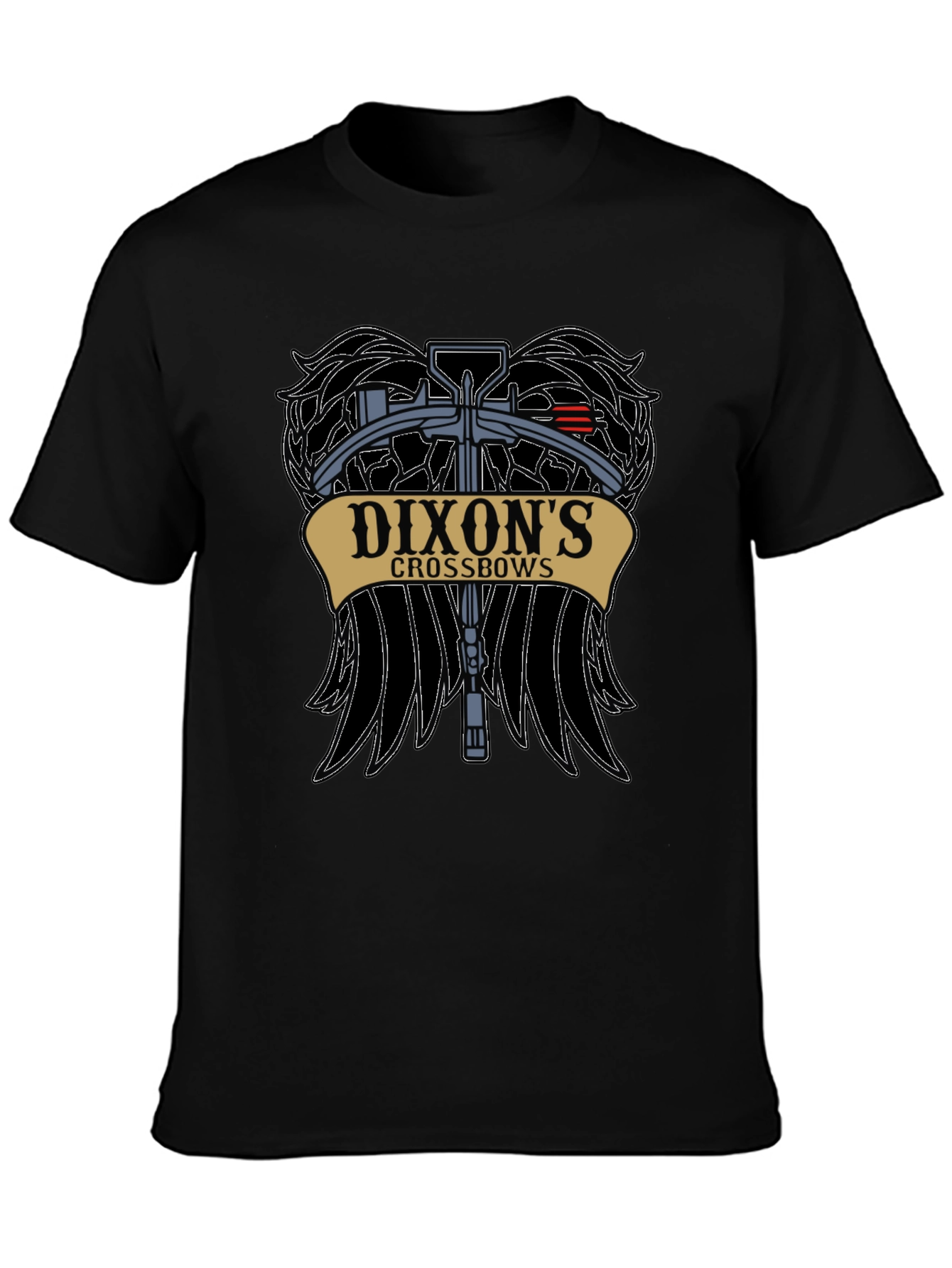 Black Dixon's Crossbows Graphic T-Shirt view 3