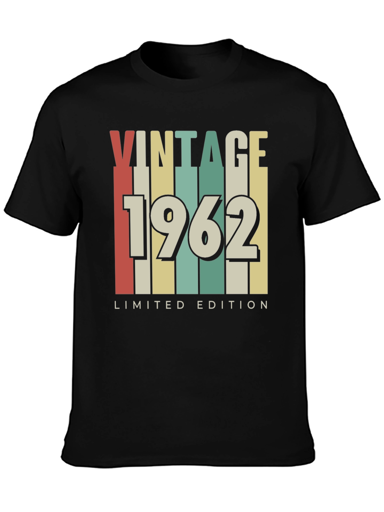 Black Vintage 1962 Limited Edition Graphic T-Shirt view 3