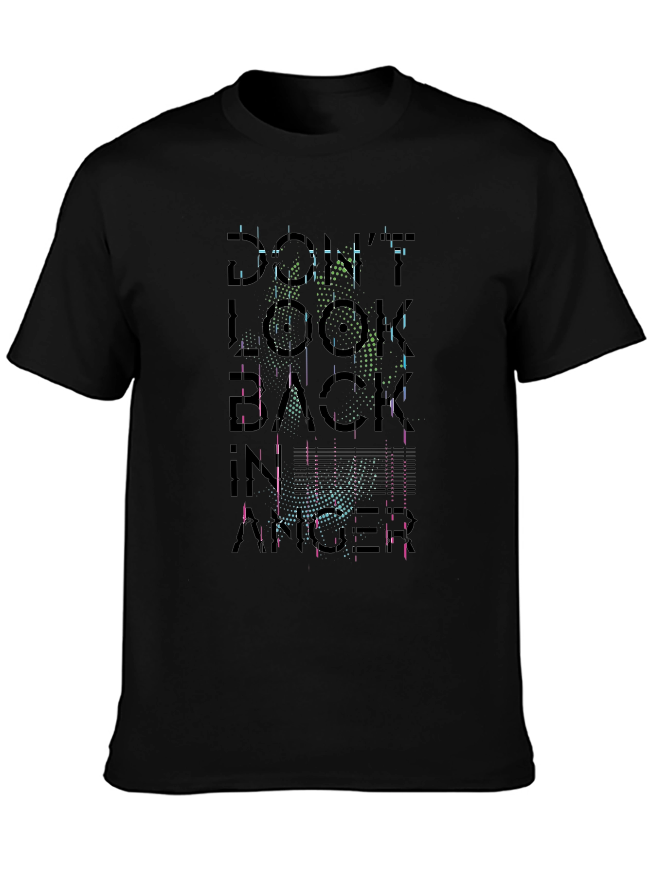 Black Don't Look Back in Anger Graphic Tee view 3
