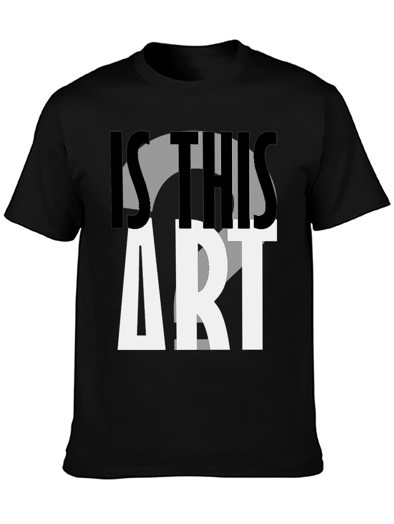 Black Is This Art? Graphic Print T-Shirt view 3