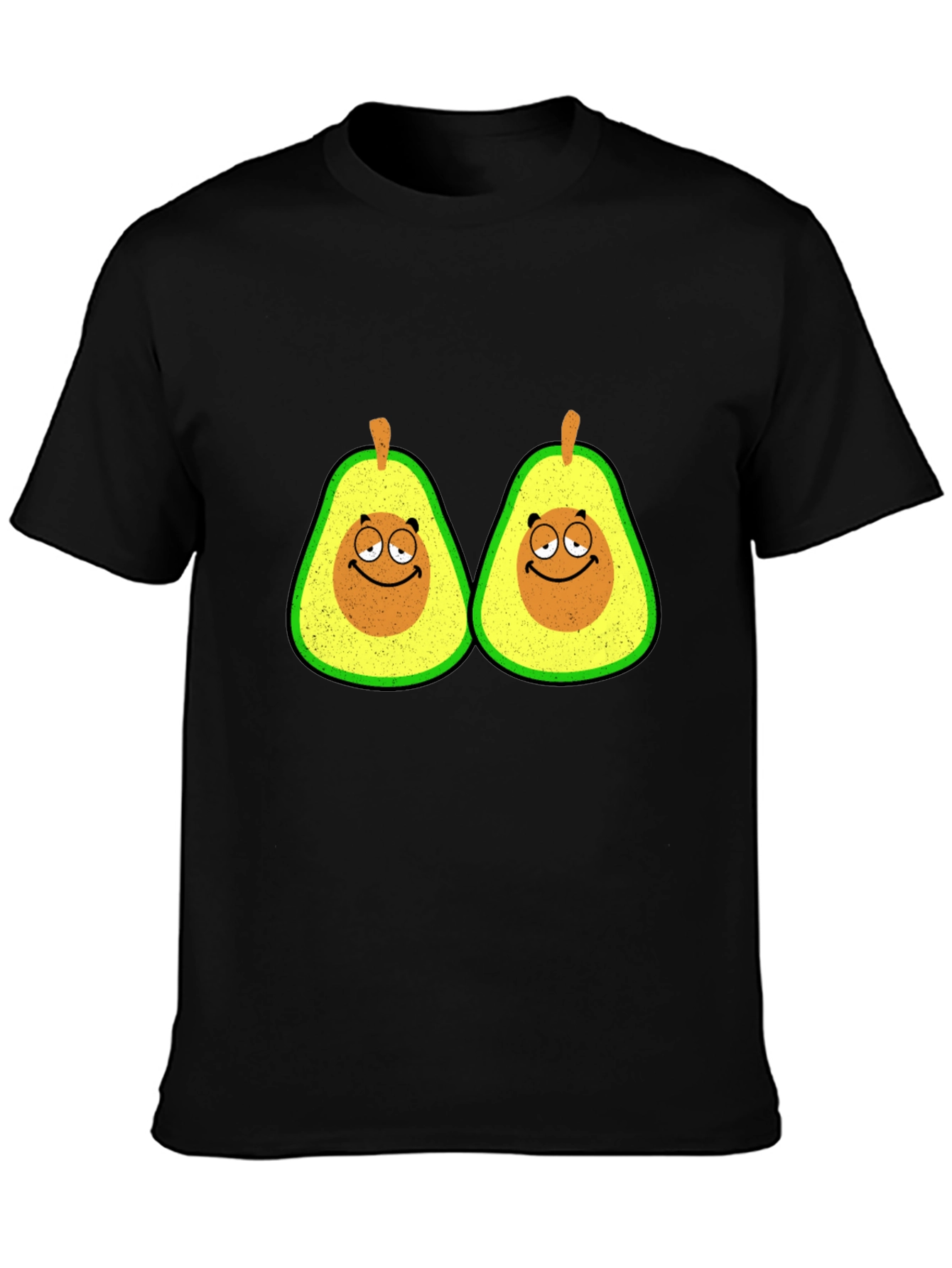 Black Avocado Graphic T-Shirt - Funny Fruit Tee view 3
