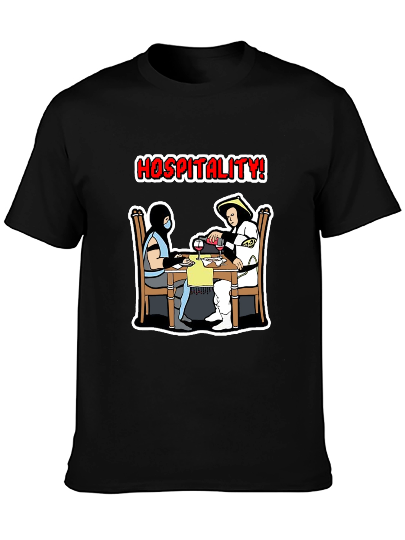 Black Hospitality Mortal Kombat T-Shirt view 3