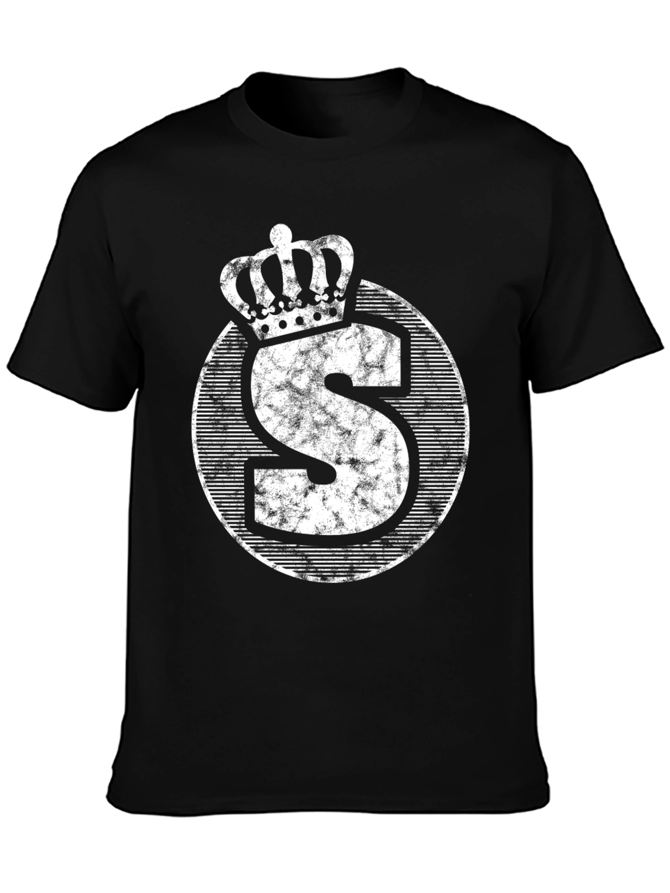 Black King 'S' Graphic T-Shirt - Black view 3