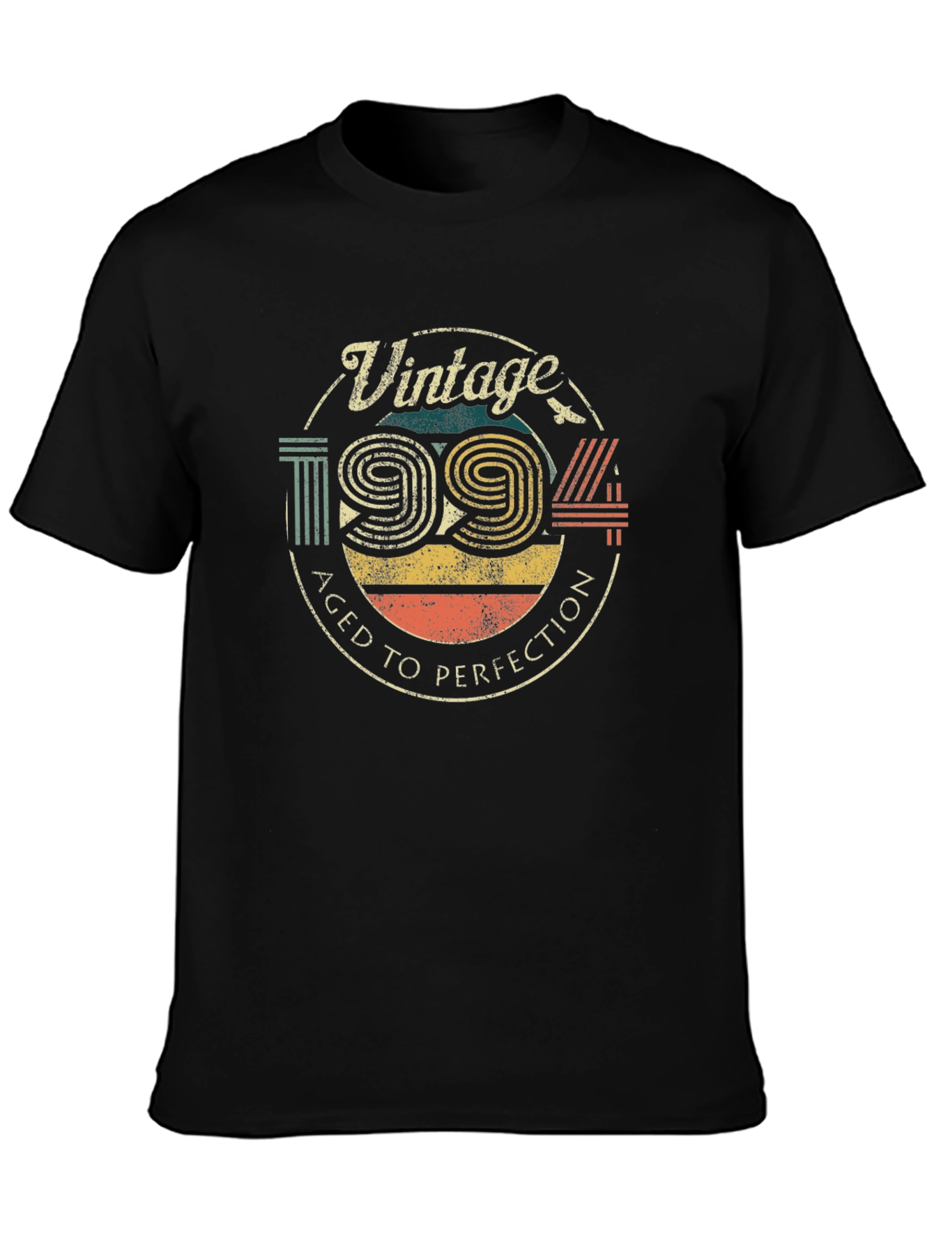 Black Vintage 1994 Aged to Perfection T-Shirt view 3