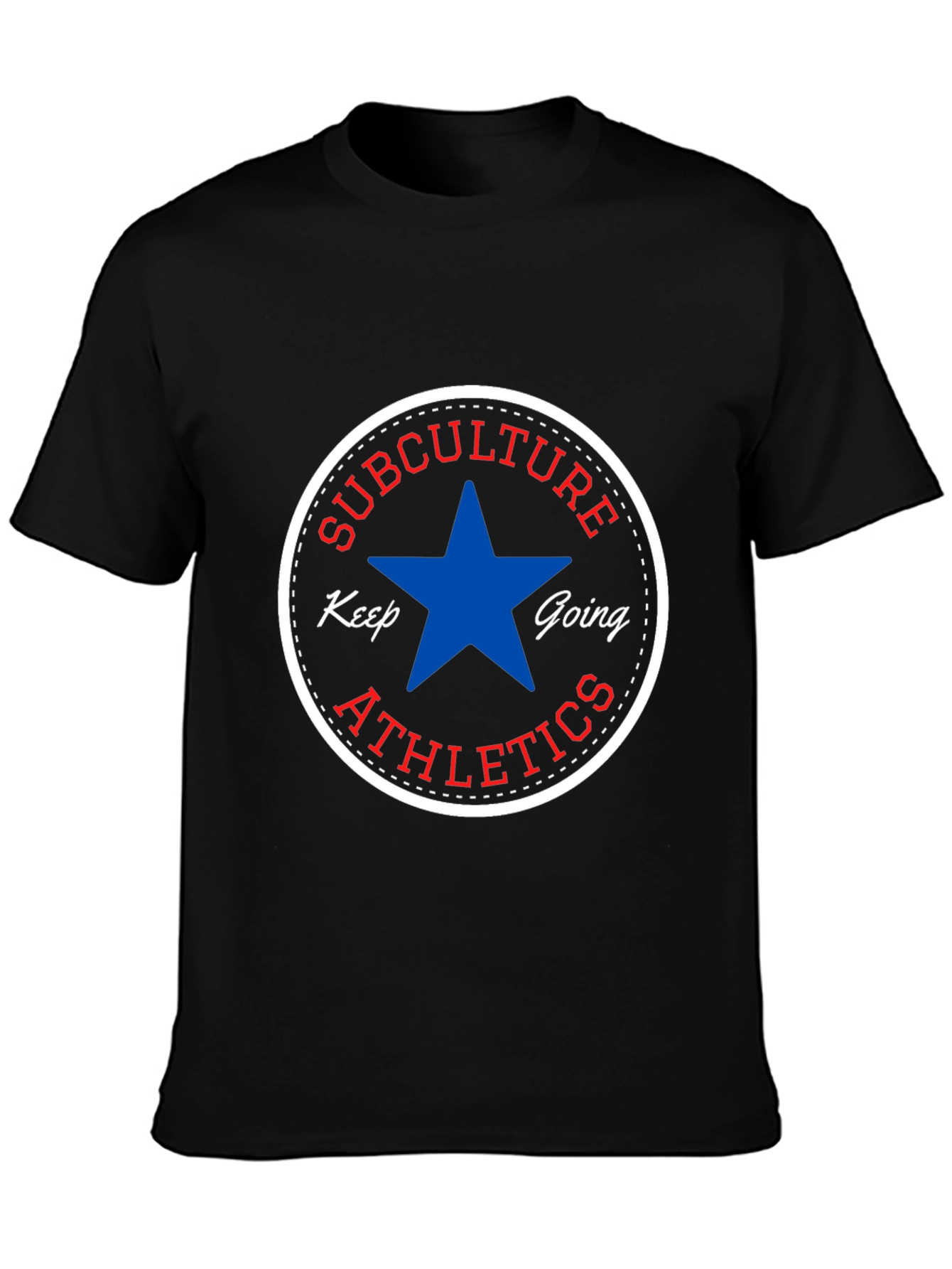 Black Subculture Athletics T-Shirt - Keep Going view 3