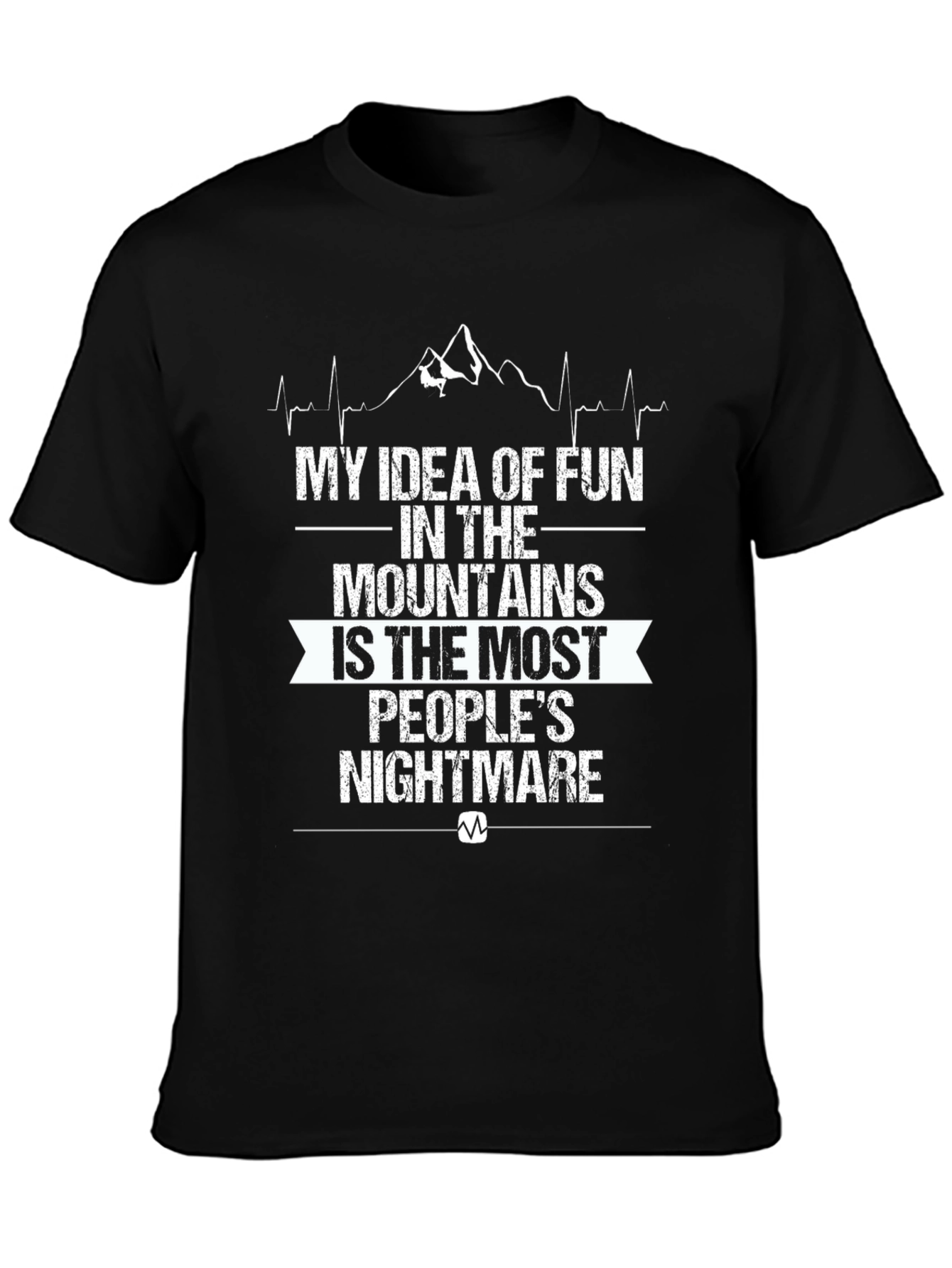 Mountain Fun Nightmare Black T-Shirt - 3