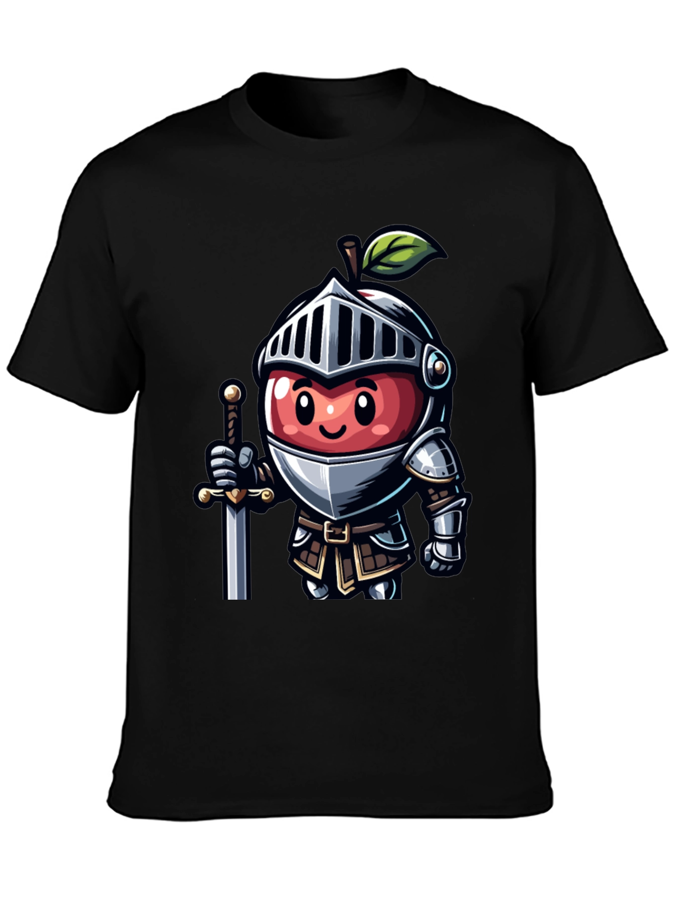 Black Apple Knight T-Shirt view 3