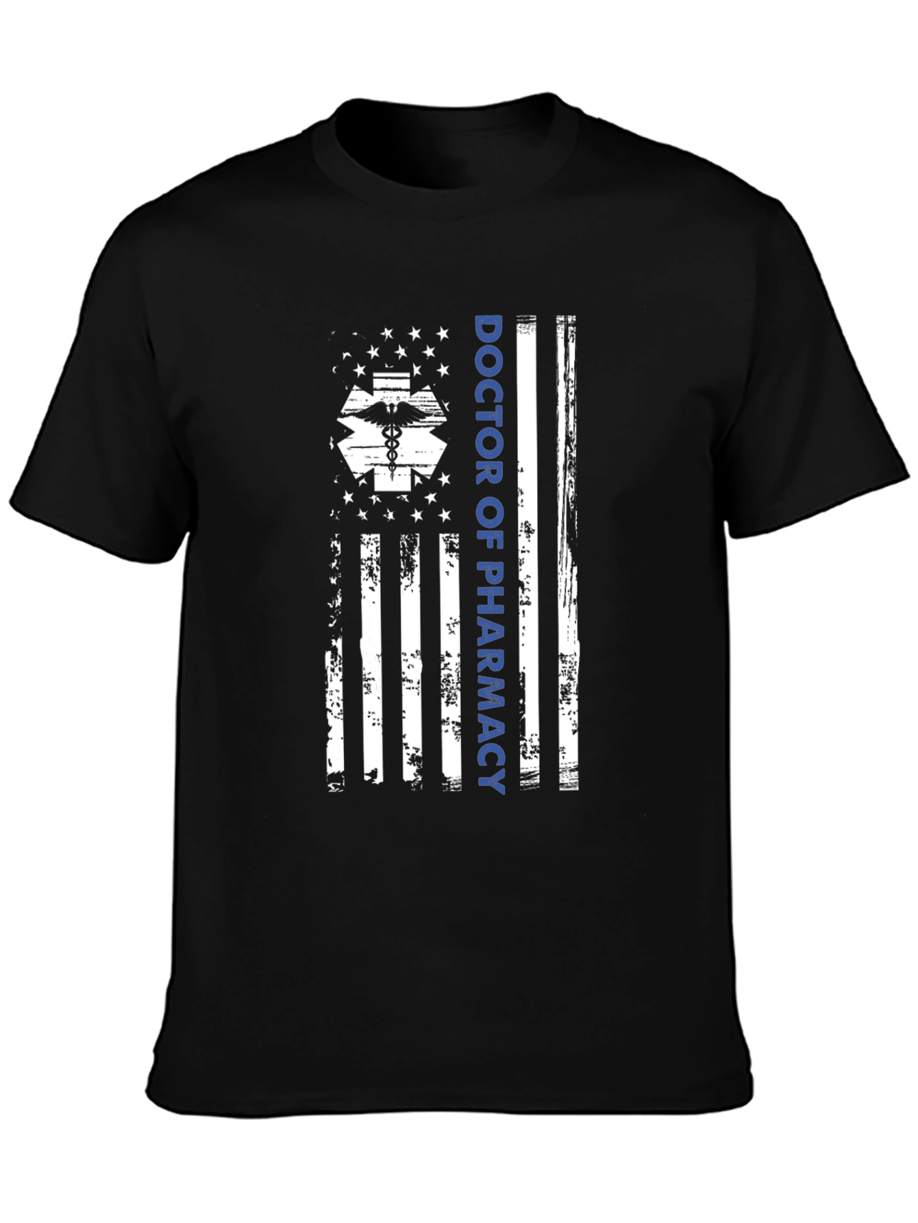 Doctor of Pharmacy American Flag Graphic T-Shirt - 3