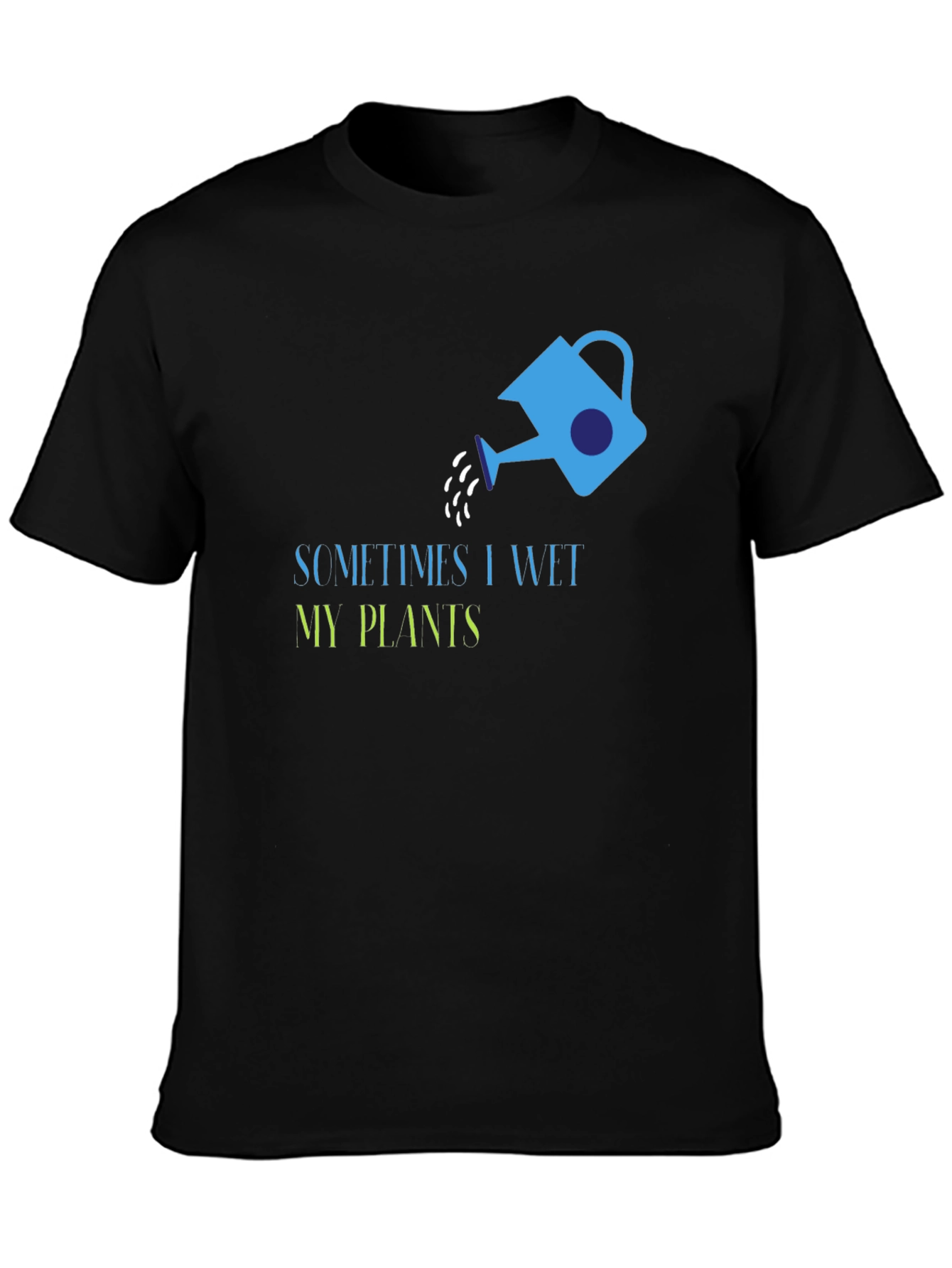 Black Funny Plant Lover Graphic Tee view 3