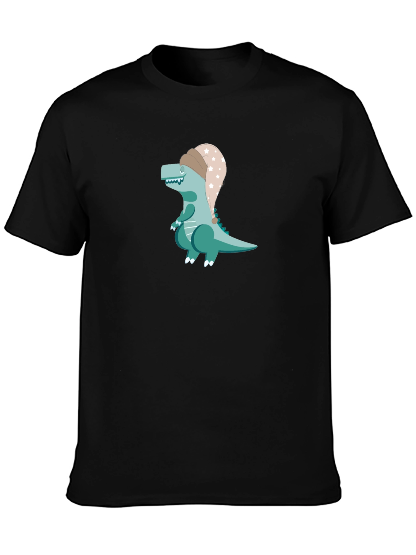 Black Dino Dreams T-Shirt - Black view 3