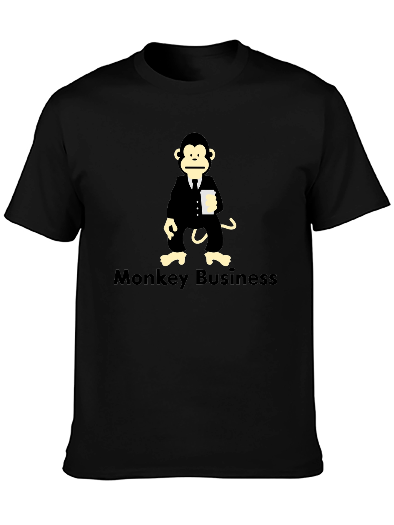 Black Monkey Business T-Shirt - Black view 3