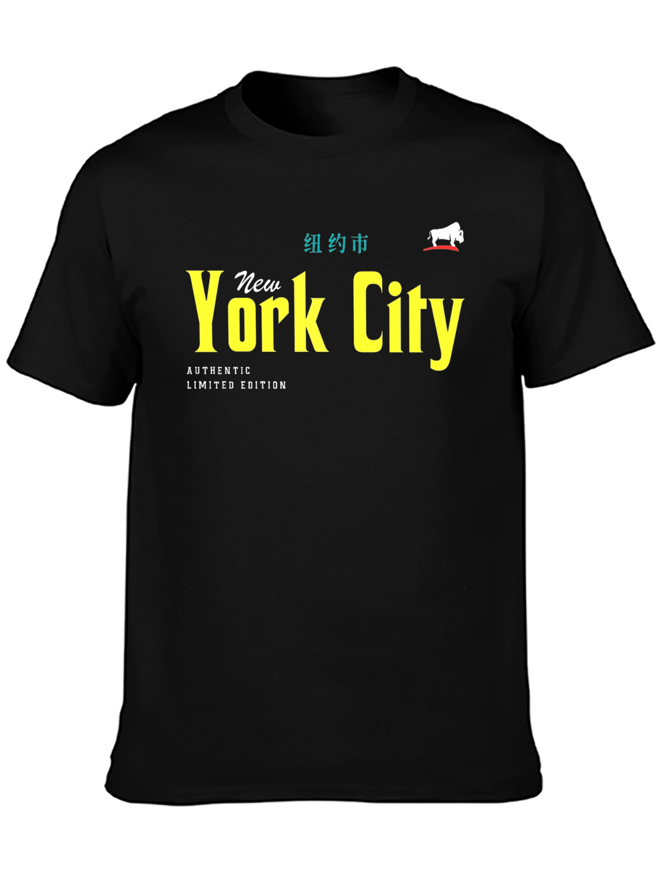 Black New York City Graphic Tee view 3