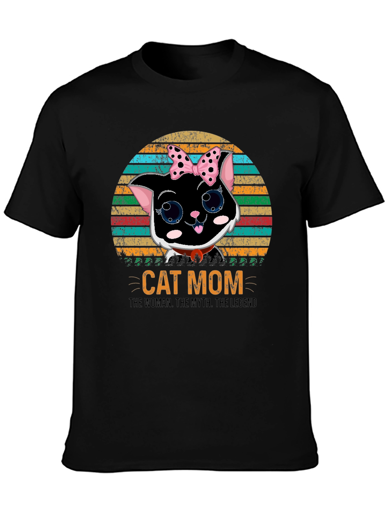 Cat Mom T-Shirt - The Woman, The Myth, The Legend - 3