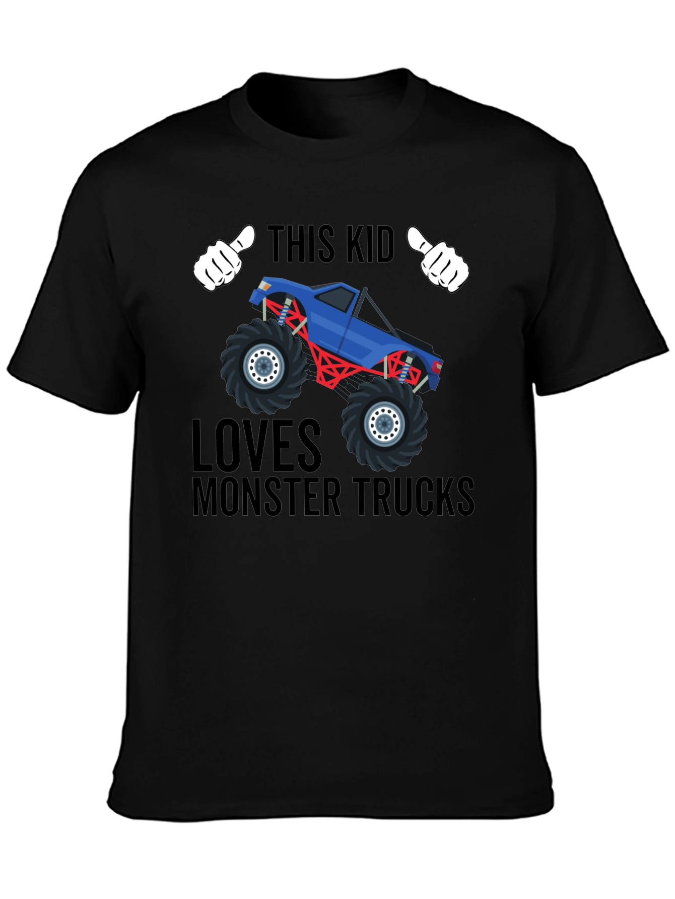 Monster Truck Kid's T-Shirt - 3