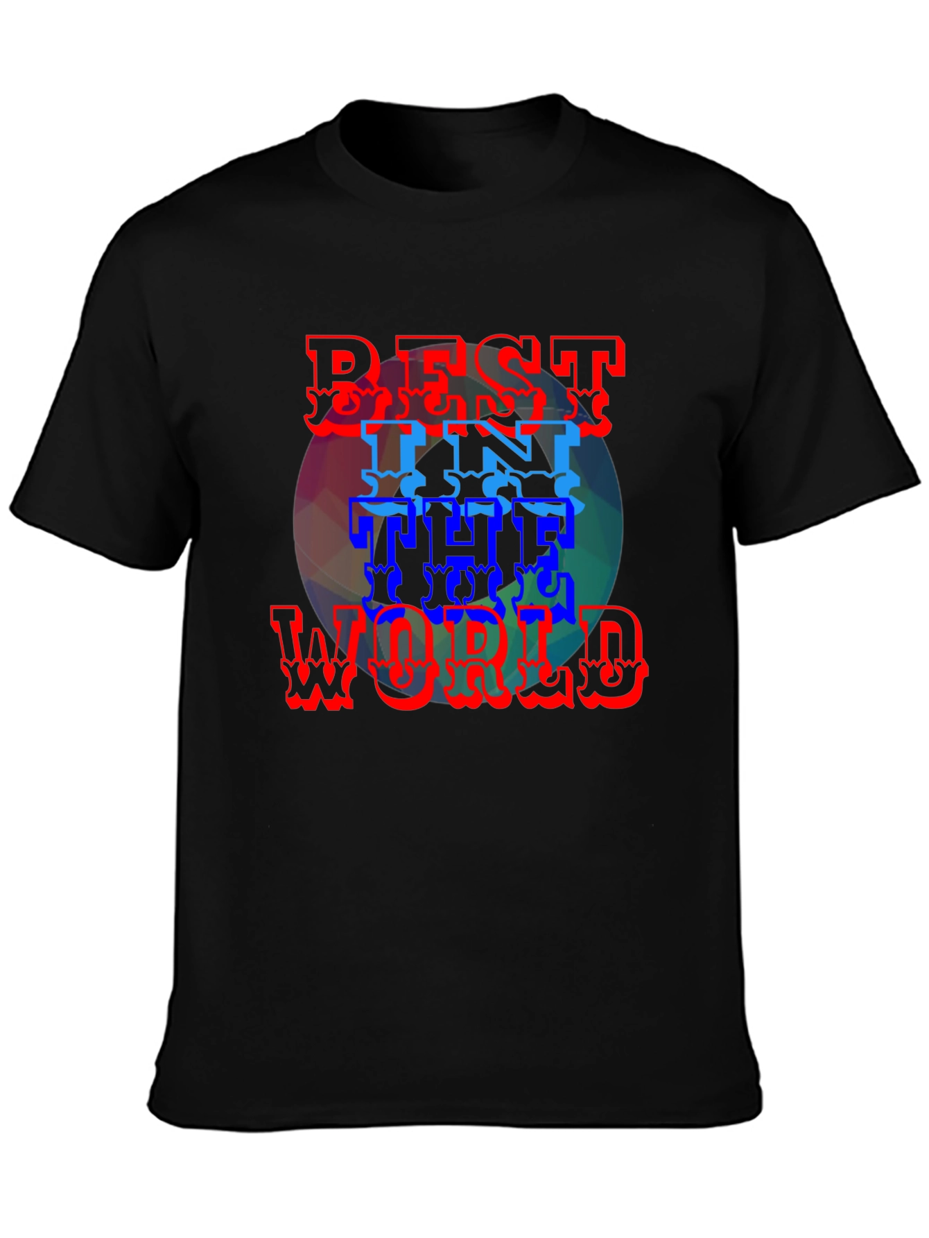 Black Best In The World Graphic Tee view 3