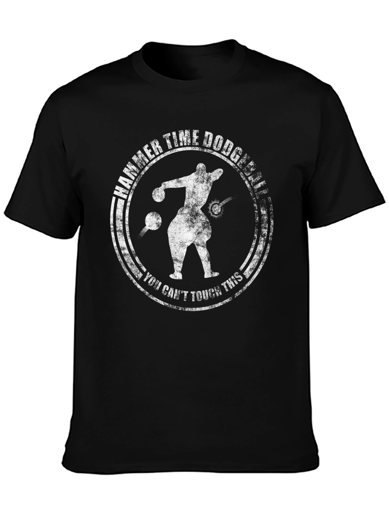 Black Hammer Time Dodgeball T-Shirt view 3