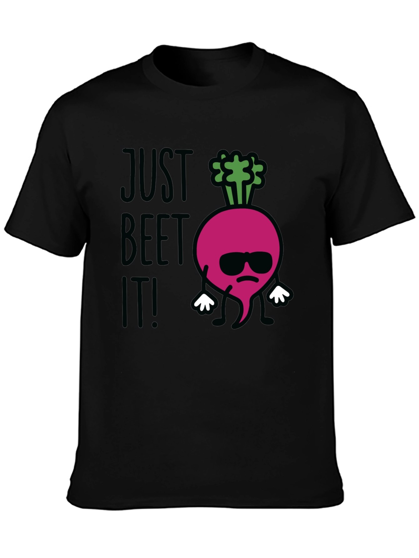 Just Beet It! Funny Graphic T-Shirt - 3