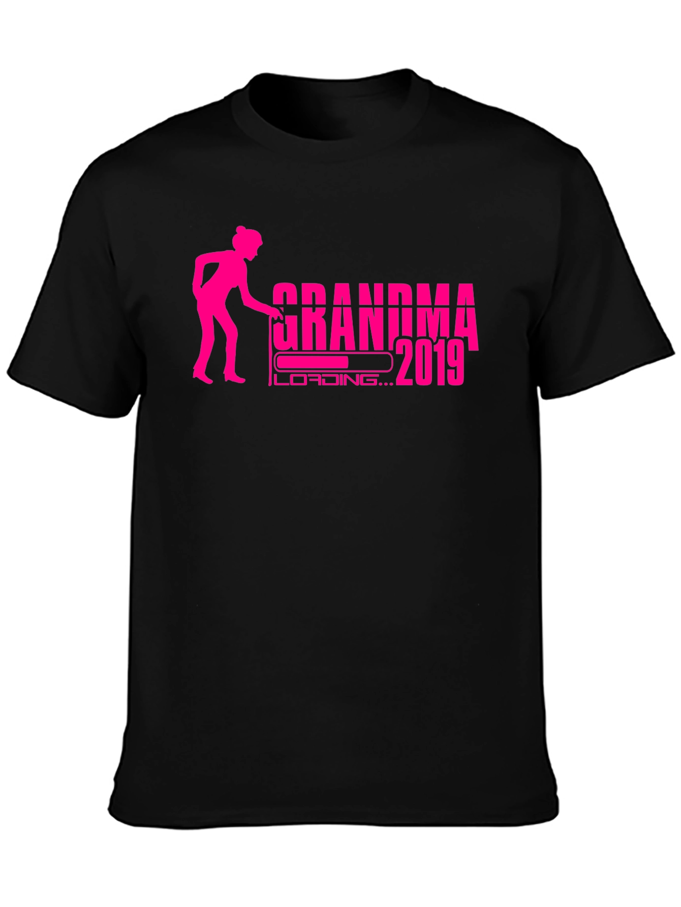Black Grandma Loading 2019 Graphic T-Shirt view 3