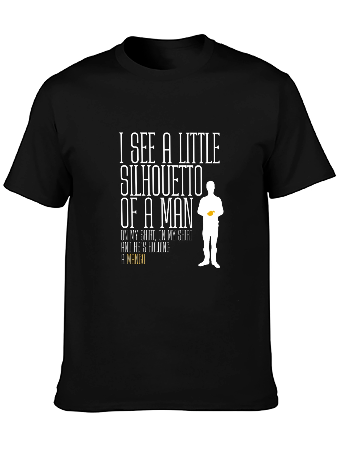 Black Silhouette Mango T-Shirt view 3