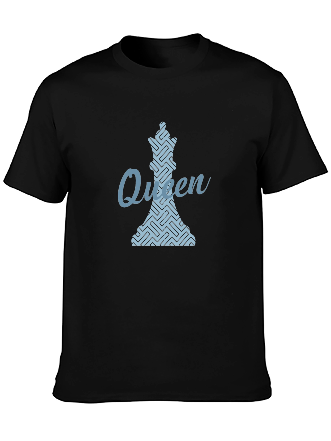 Black Queen Chess Piece T-Shirt - Stylish & Unique Design view 3