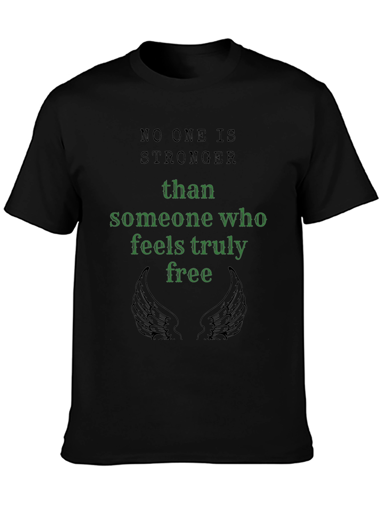 Freedom Wings T-Shirt: Empowering Message Tee - 3